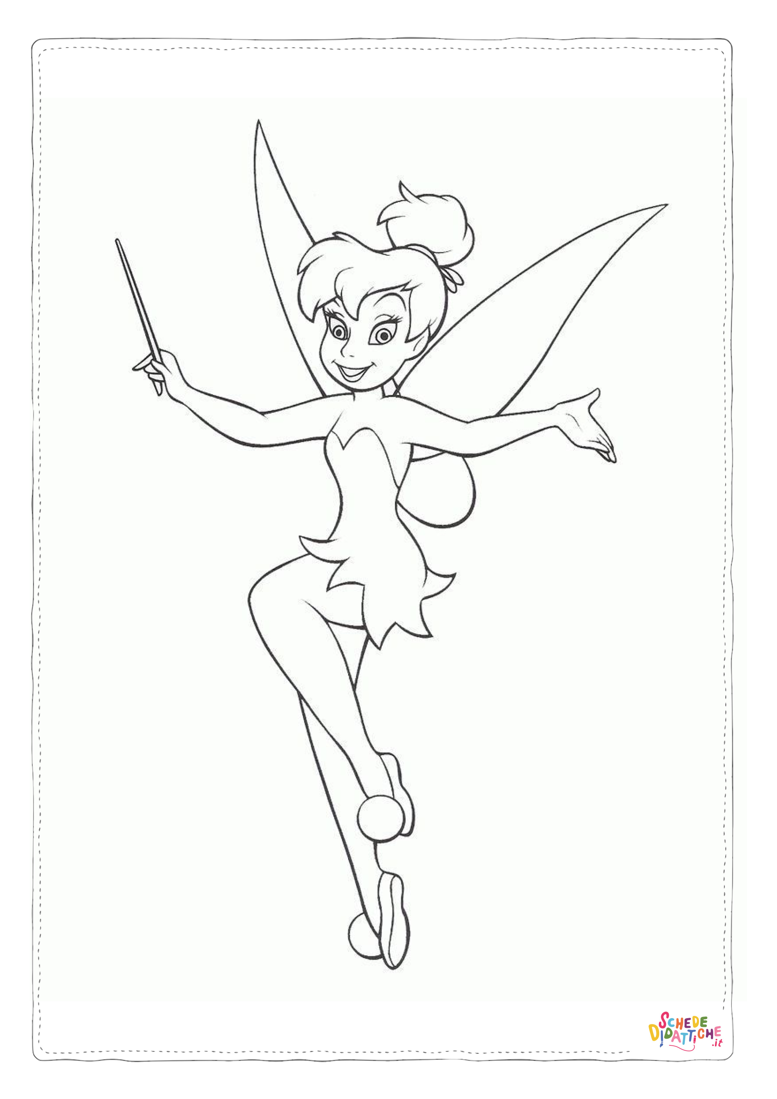 Disegno di Peter Pan da stampare e colorare 109