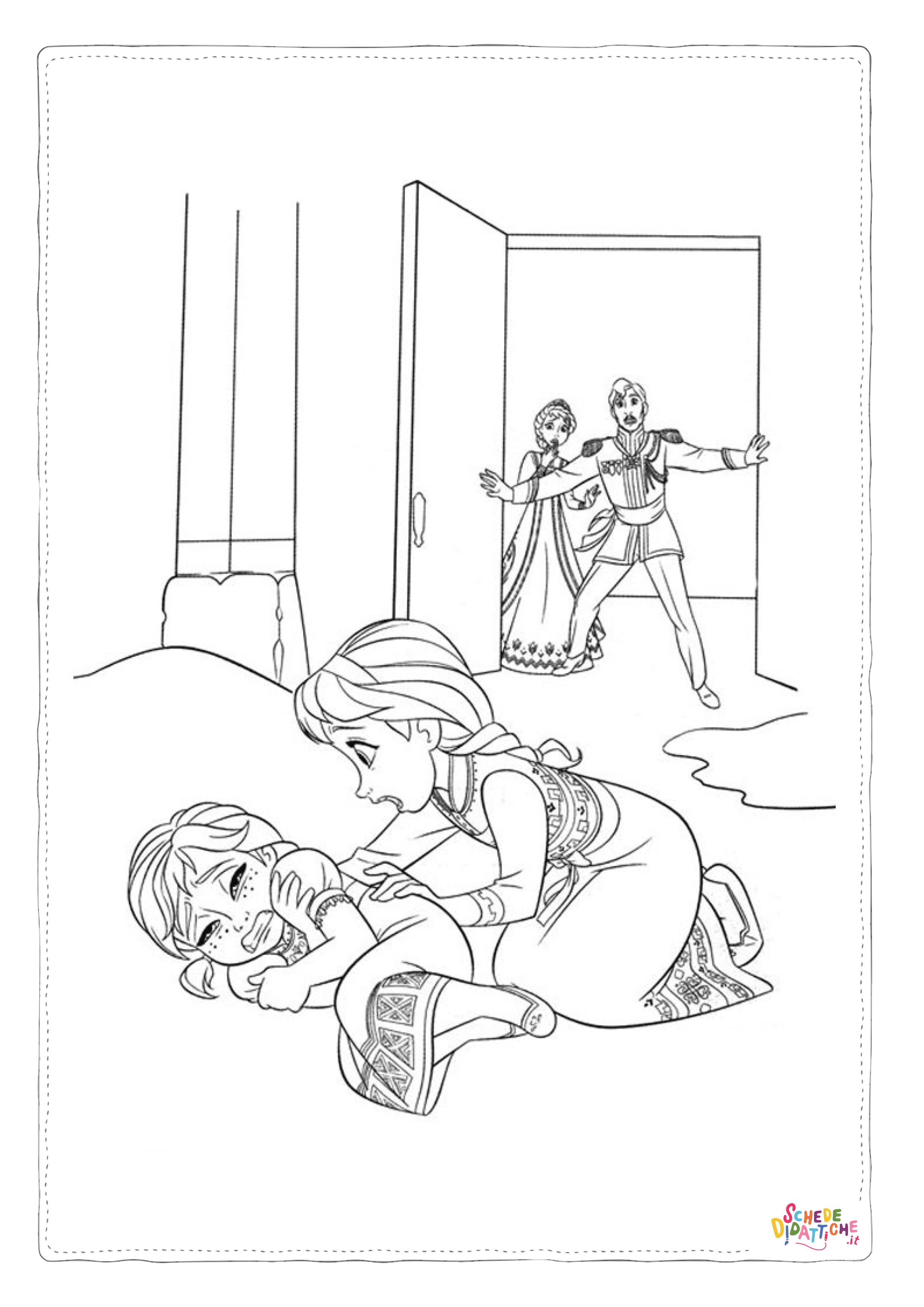 Disegno "Disegno di membro della famiglia da stampare e colorare 15" Disegno di membro della famiglia da stampare e colorare 15