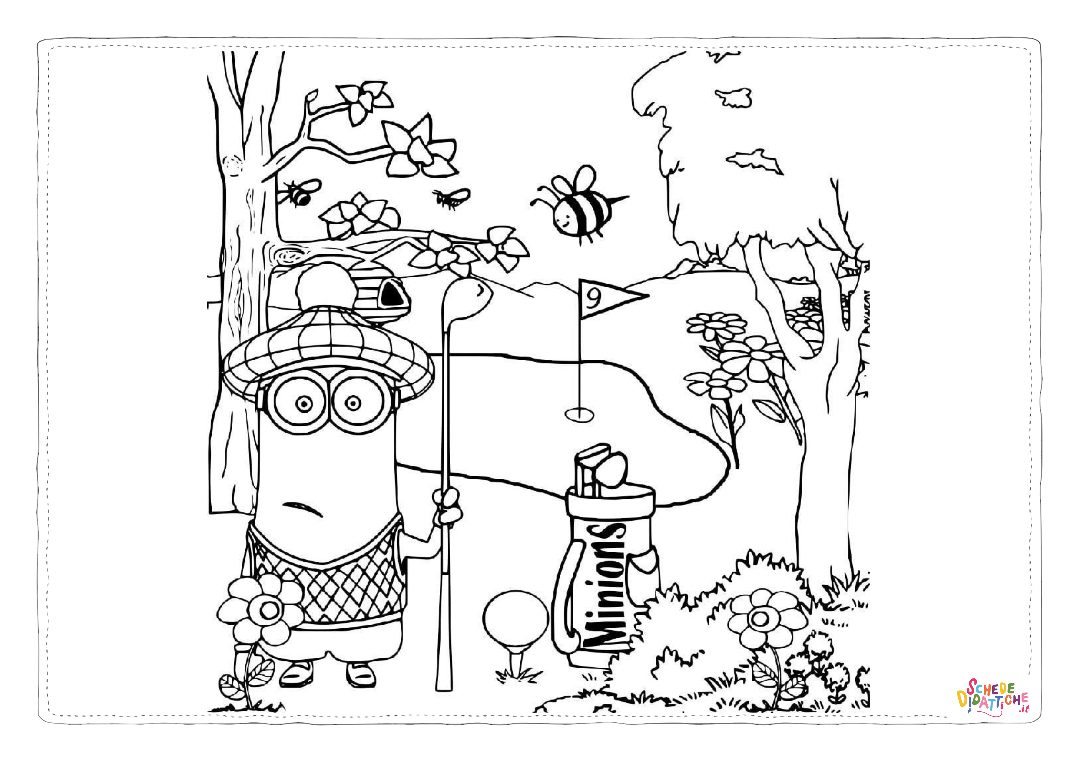 Disegno "Disegno di Cattivissimo me - Minions da stampare e colorare 90" Disegno di Cattivissimo me - Minions da stampare e colorare 90