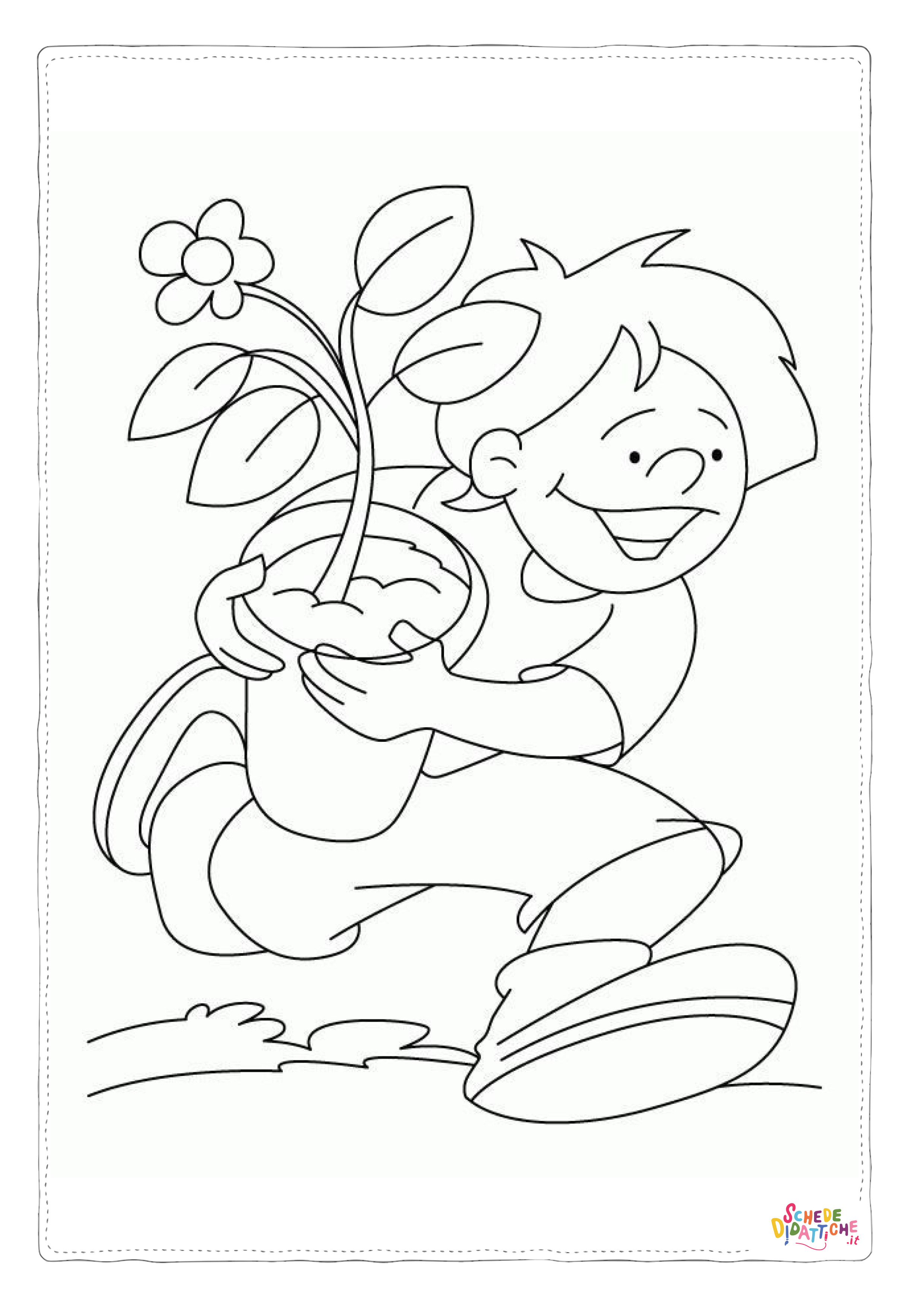 Disegno di giardiniere da stampare e colorare 37