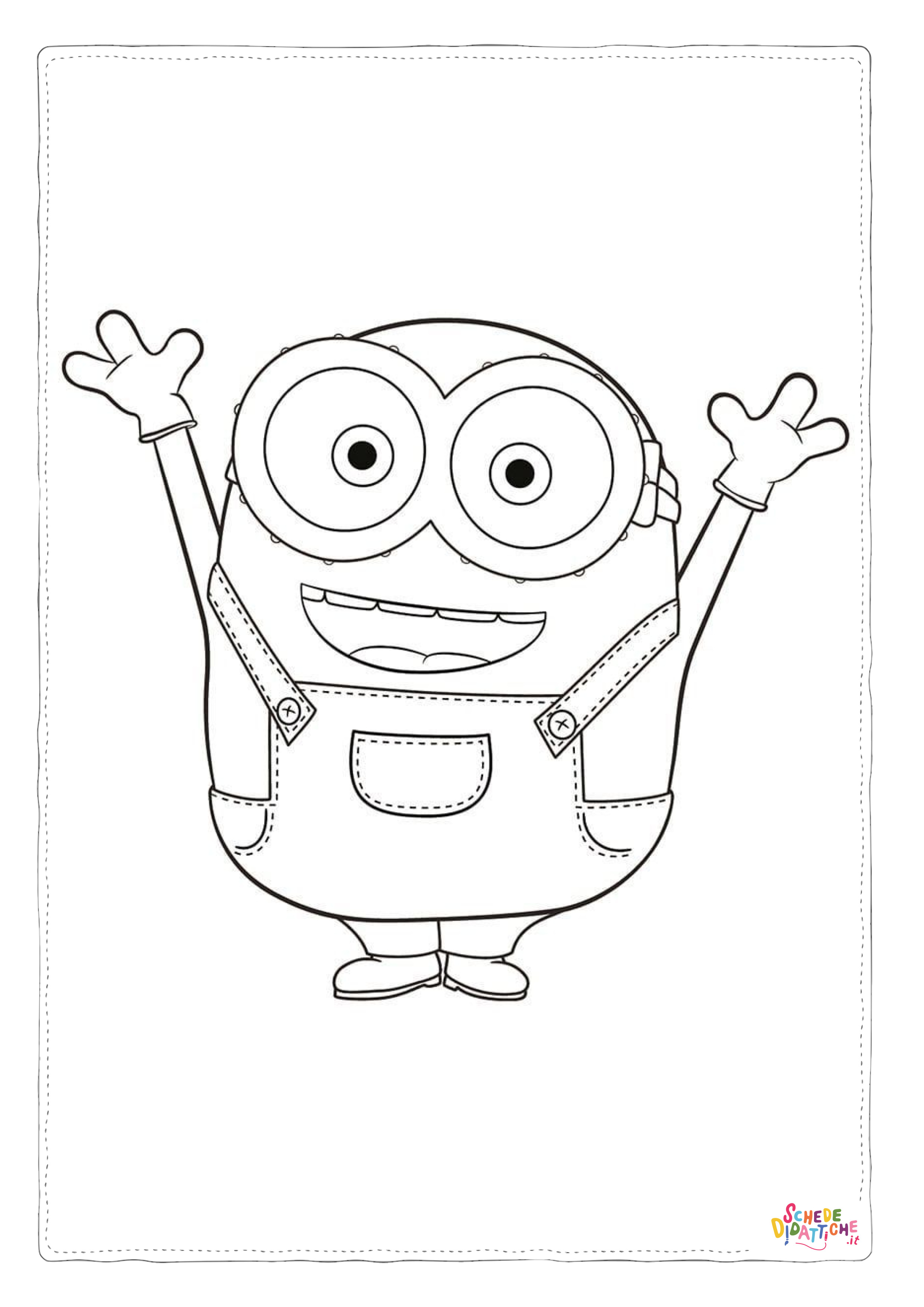 Disegno "Disegno di Cattivissimo me - Minions da stampare e colorare 86" Disegno di Cattivissimo me - Minions da stampare e colorare 86