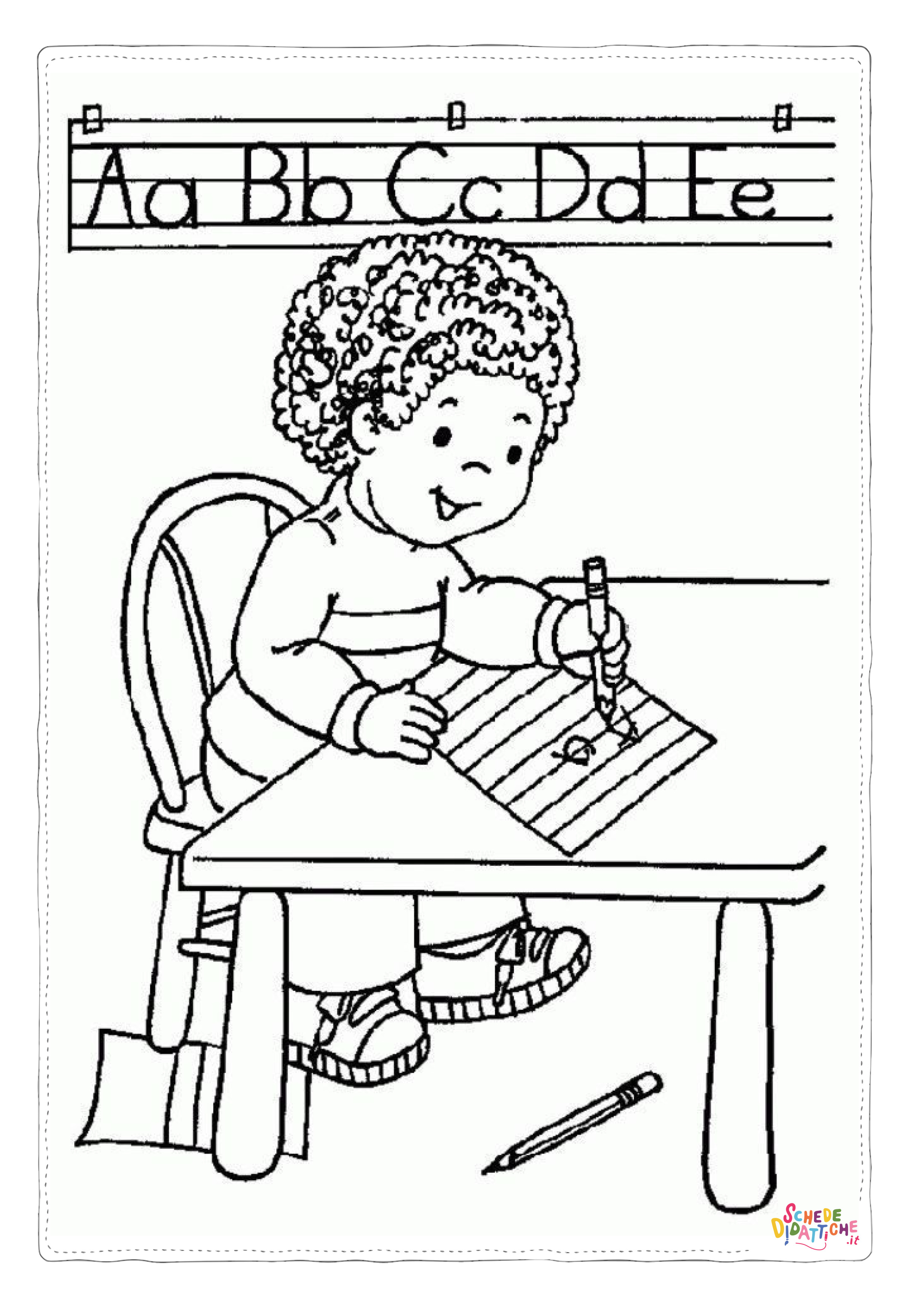 Disegno "Disegno di lettera dell'alfabeto da stampare e colorare 276" Disegno di lettera dell'alfabeto da stampare e colorare 276