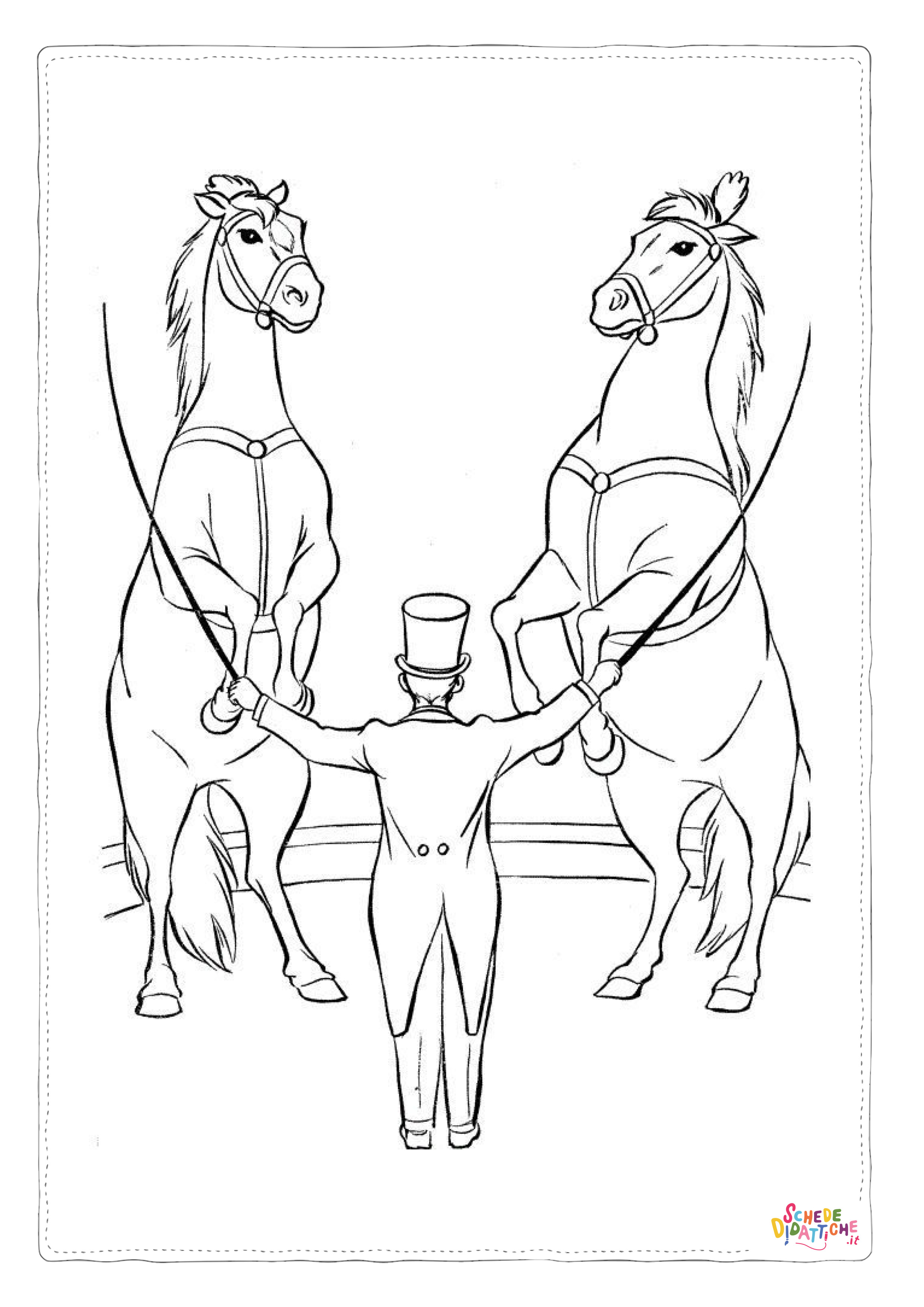 Disegno di circense da stampare e colorare 29
