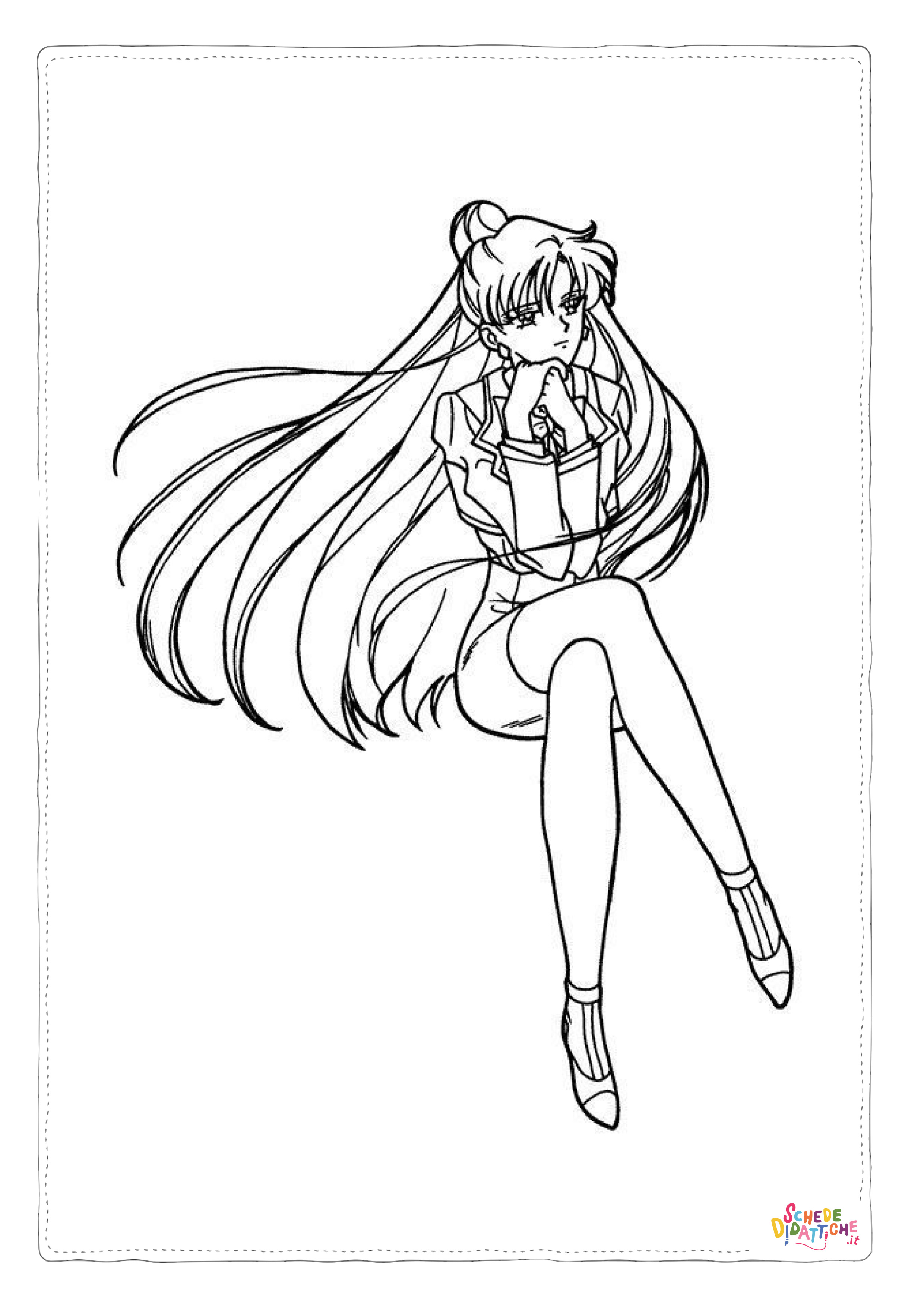 Disegno di Sailor Moon da stampare e colorare 50