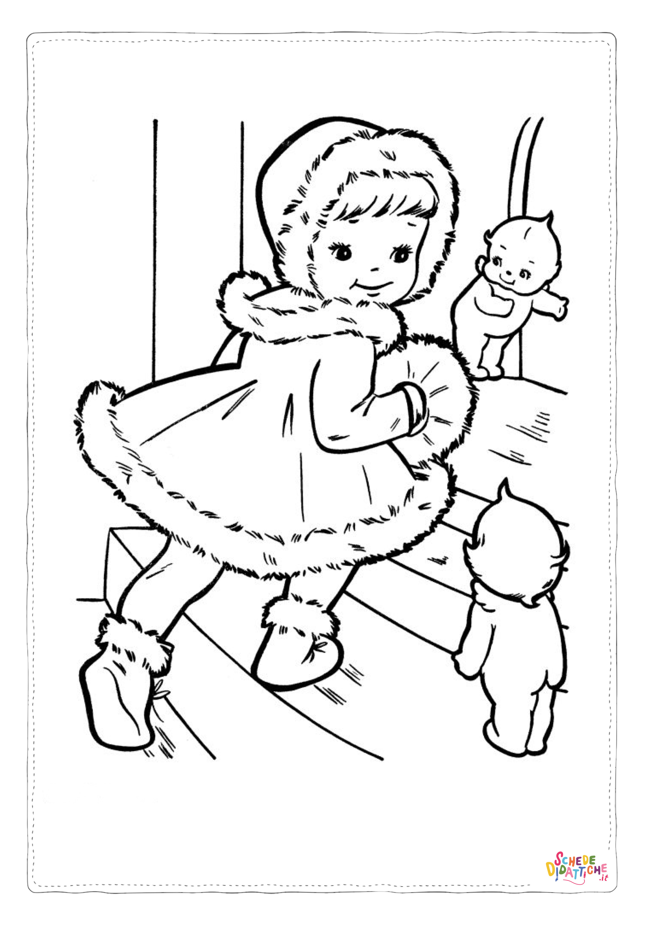 Disegno di bambino da stampare e colorare 83