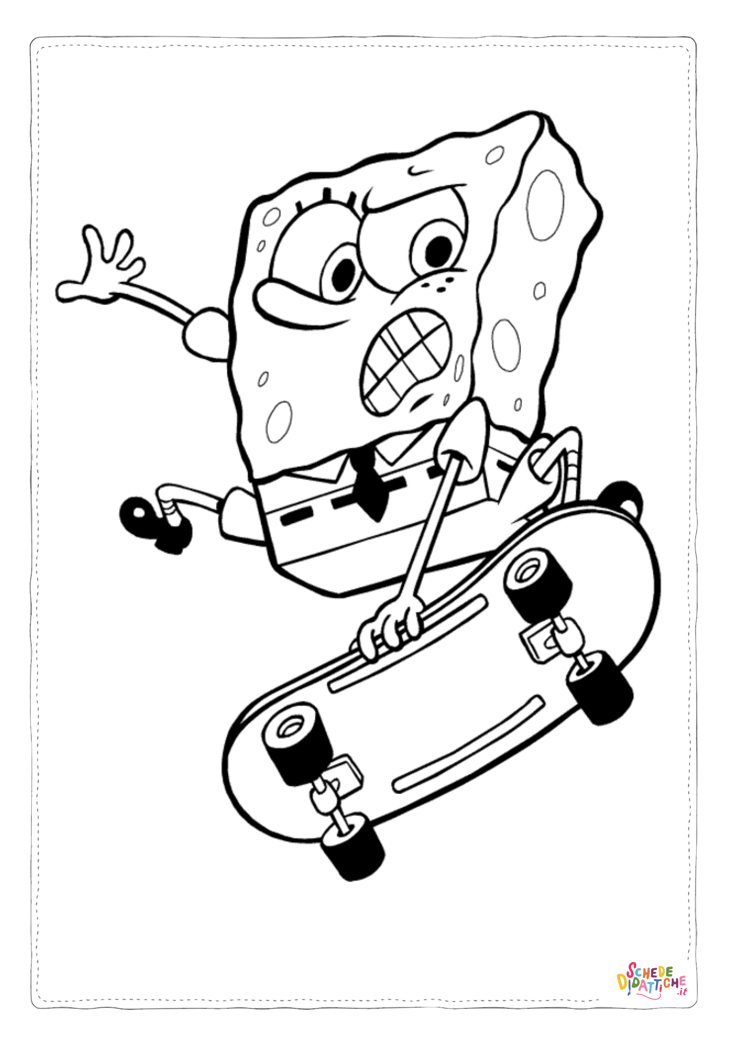 Disegno di Spongebob da stampare e colorare 22