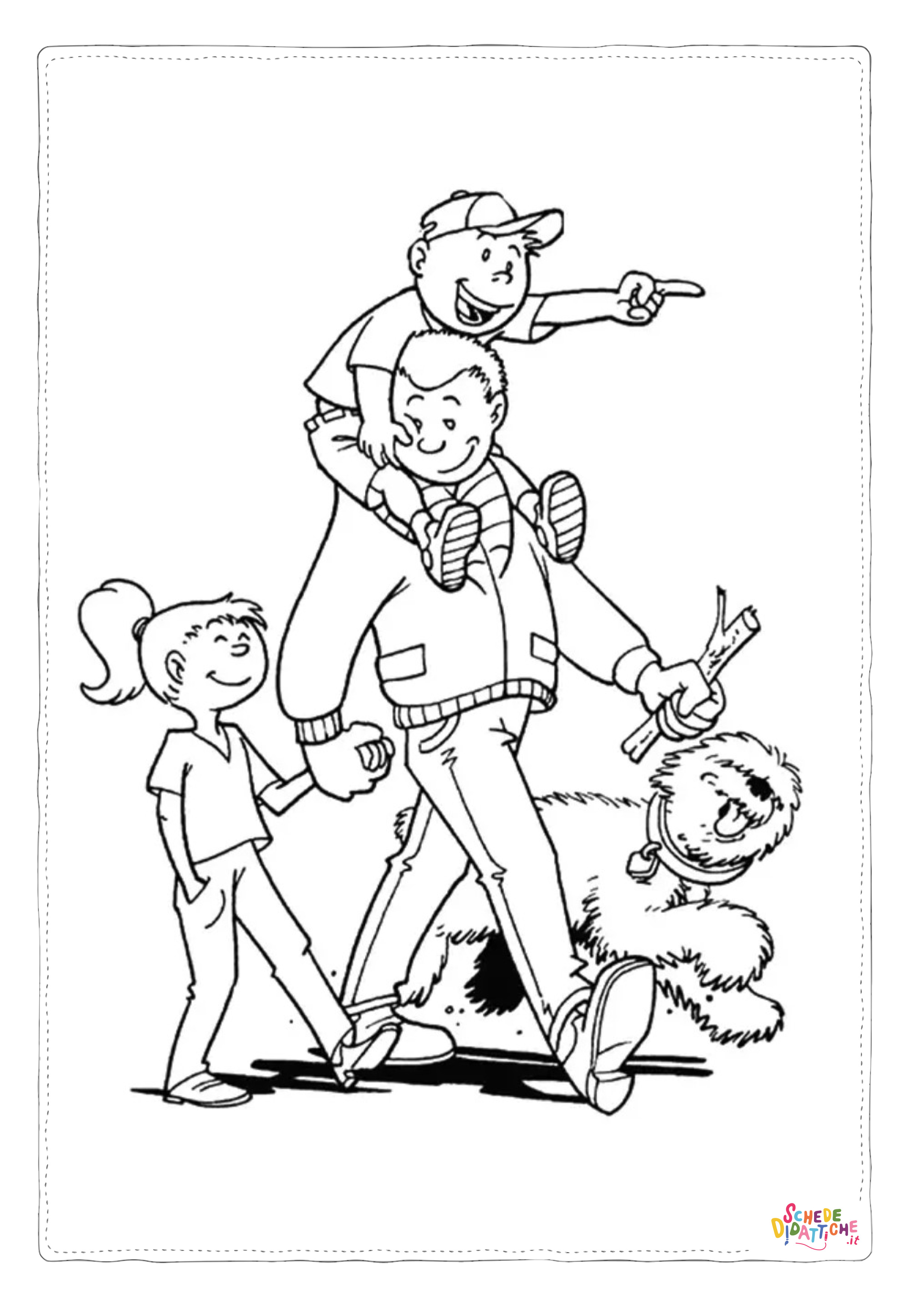 Disegno "Attività padre figlio 6" Attività padre figlio 6