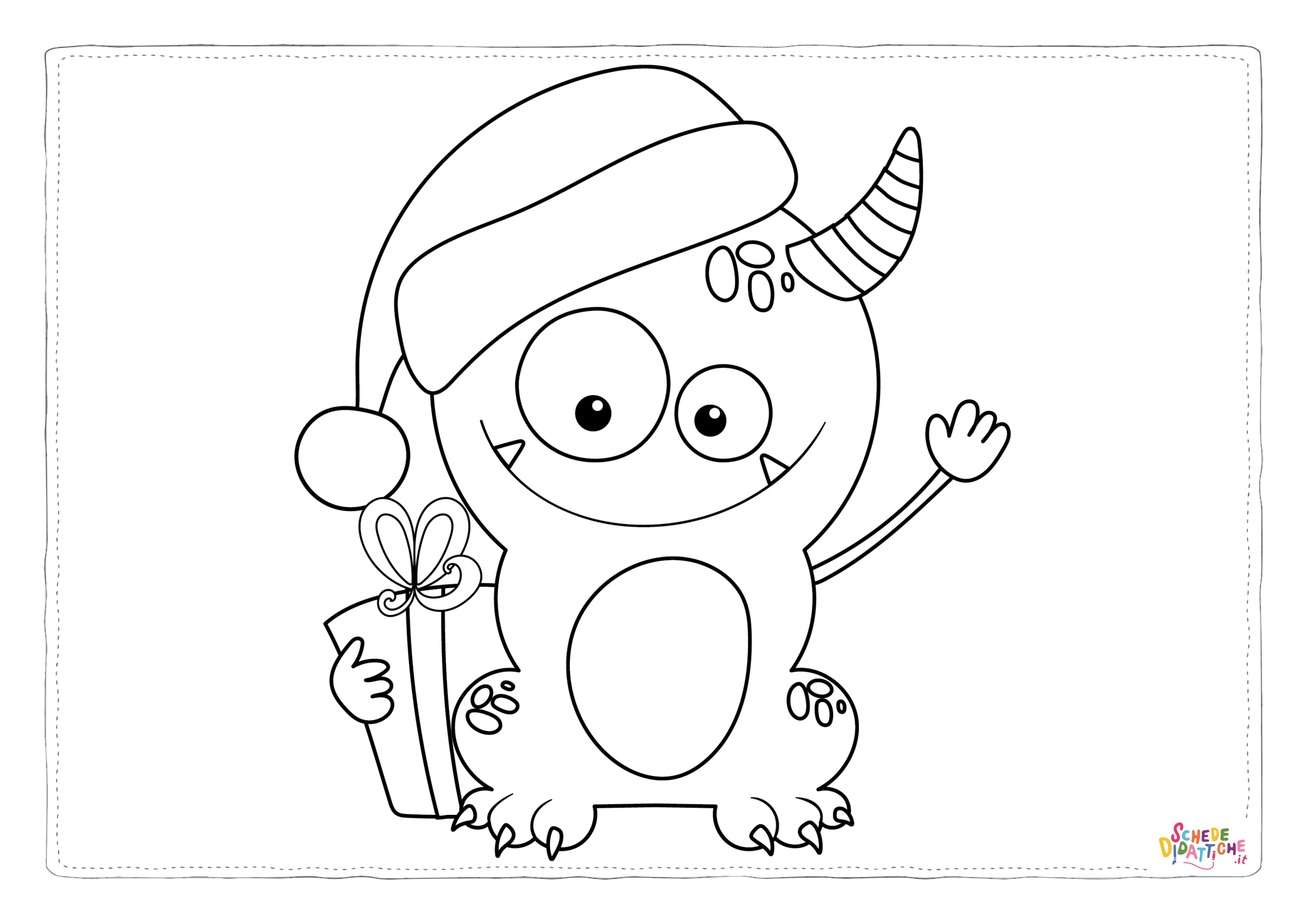 Disegno "CHRISTMAS MONSTER STAMPS-06" CHRISTMAS MONSTER STAMPS-06
