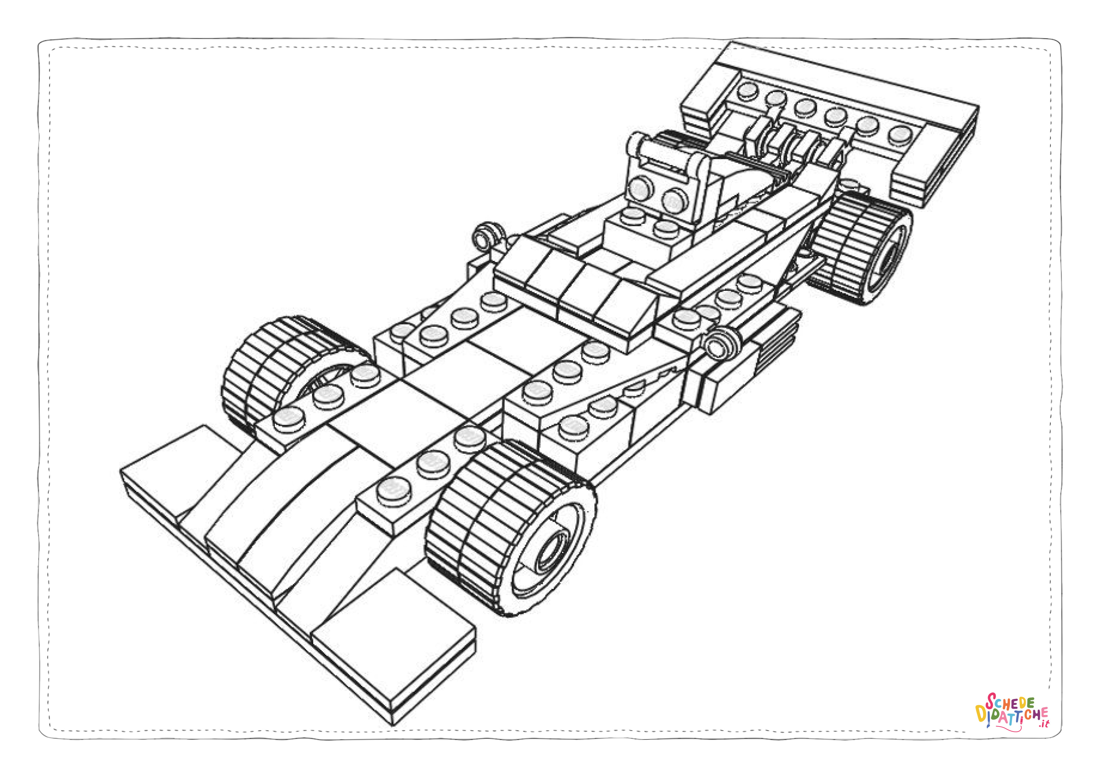Disegno di LEGO Technic da stampare e colorare 1