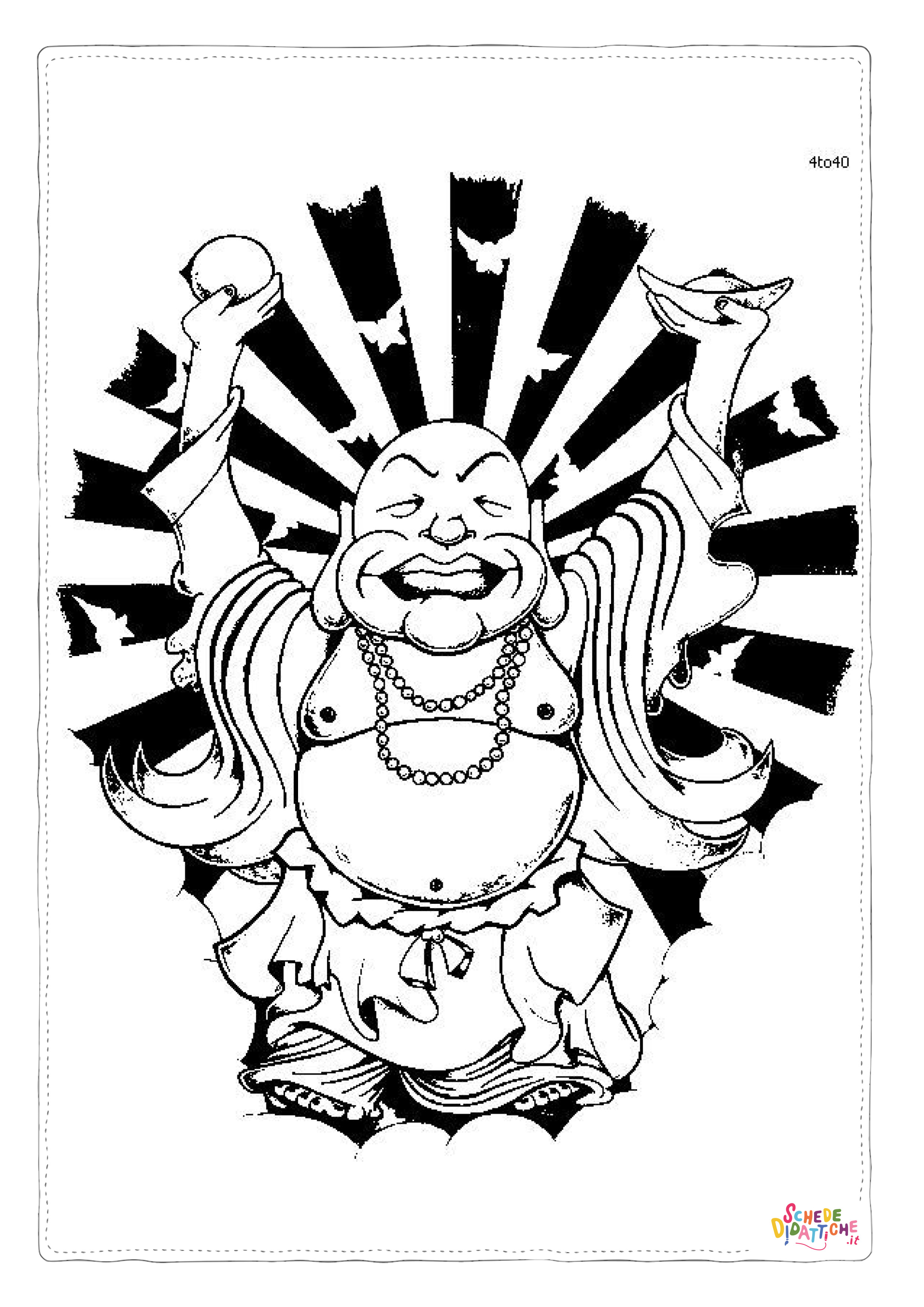 Disegno "Disegno di Induismo da stampare e colorare 20" Disegno di Induismo da stampare e colorare 20