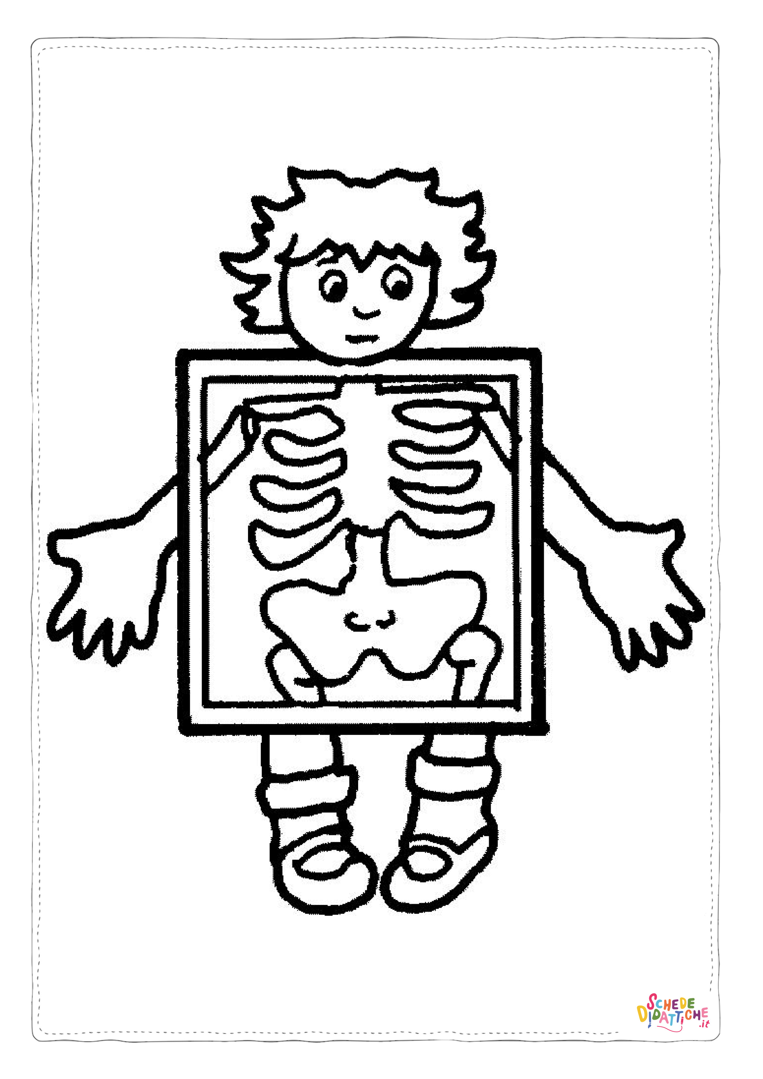 Disegno "Disegno di dottore da stampare e colorare 1" Disegno di dottore da stampare e colorare 1