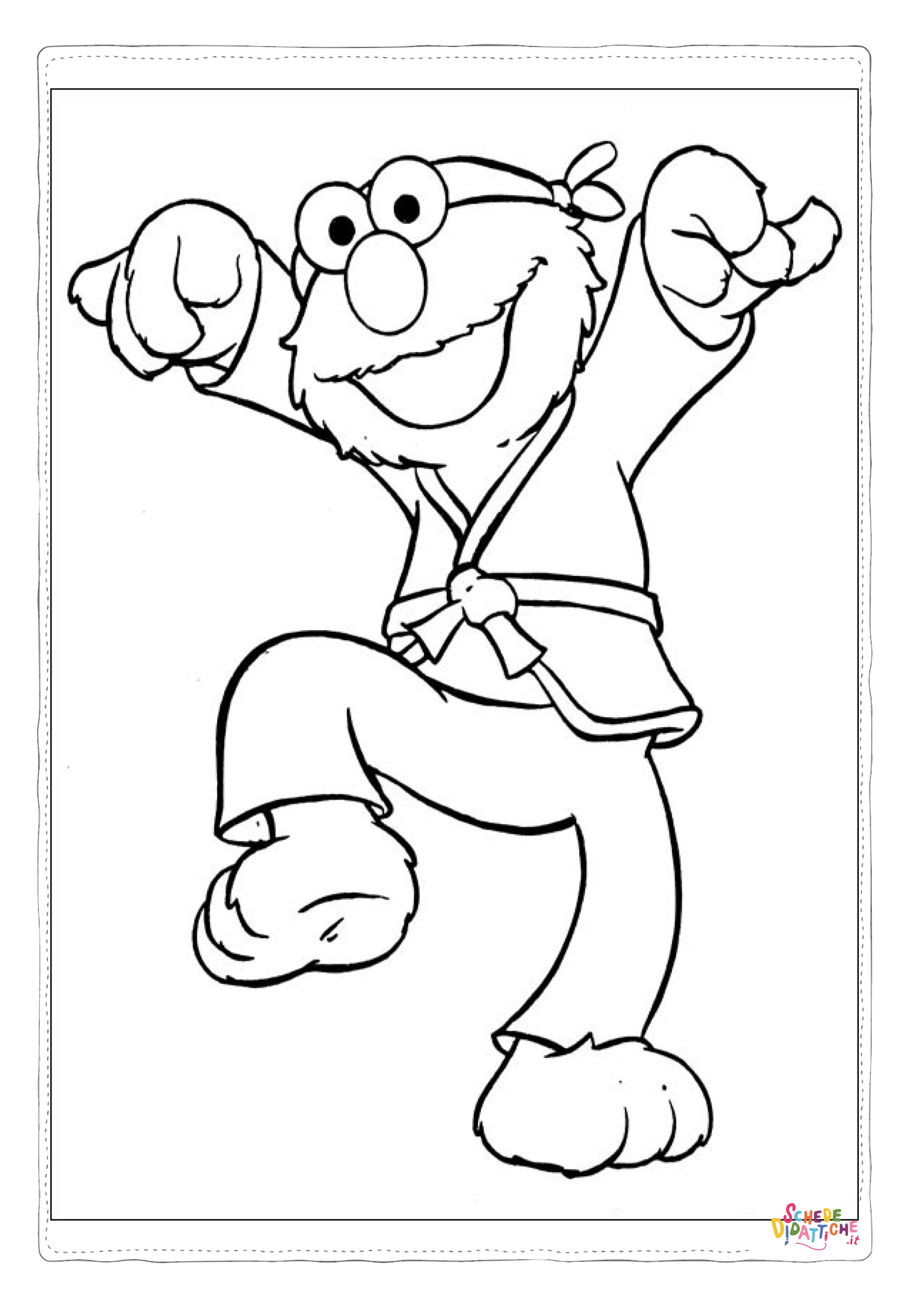 Disegno "Disegno di Muppets da stampare e colorare" Disegno di Muppets da stampare e colorare