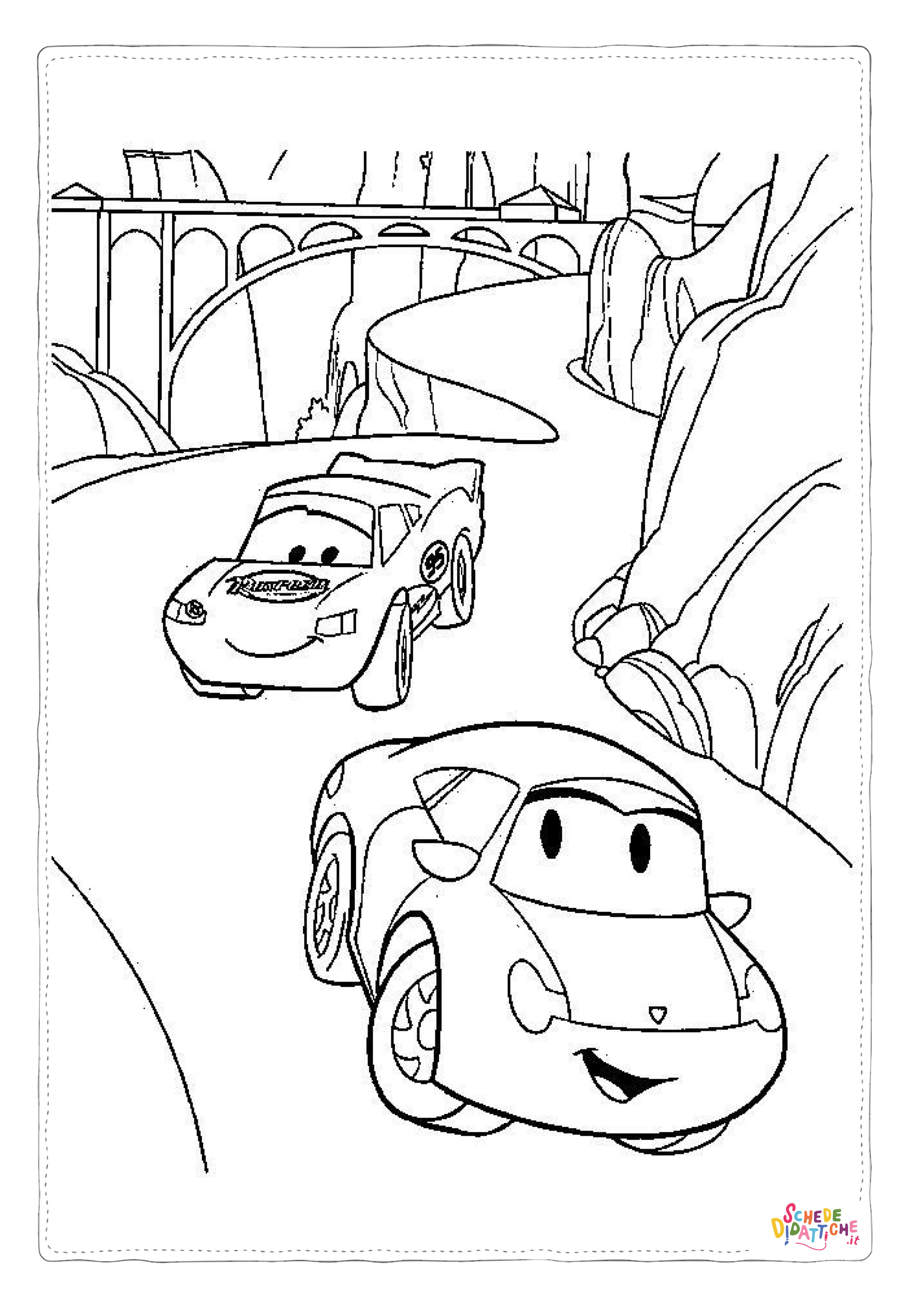 Disegno "Disegno di Cars da stampare e colorare 260" Disegno di Cars da stampare e colorare 260