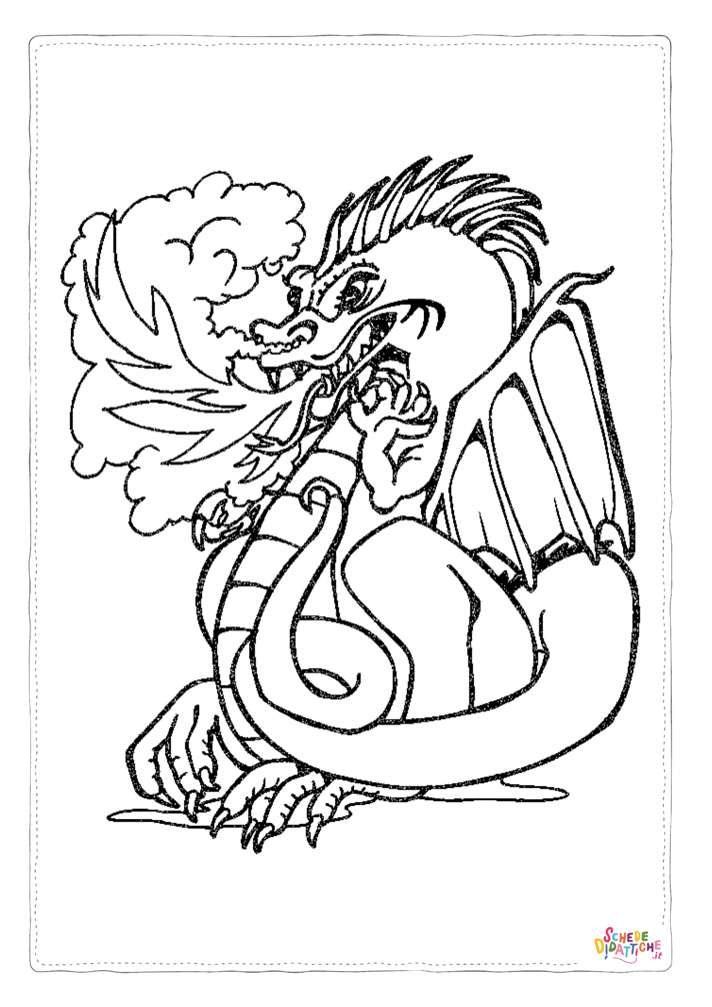 Disegno "Disegno di Dragon Trainer da stampare e colorare 16" Disegno di Dragon Trainer da stampare e colorare 16