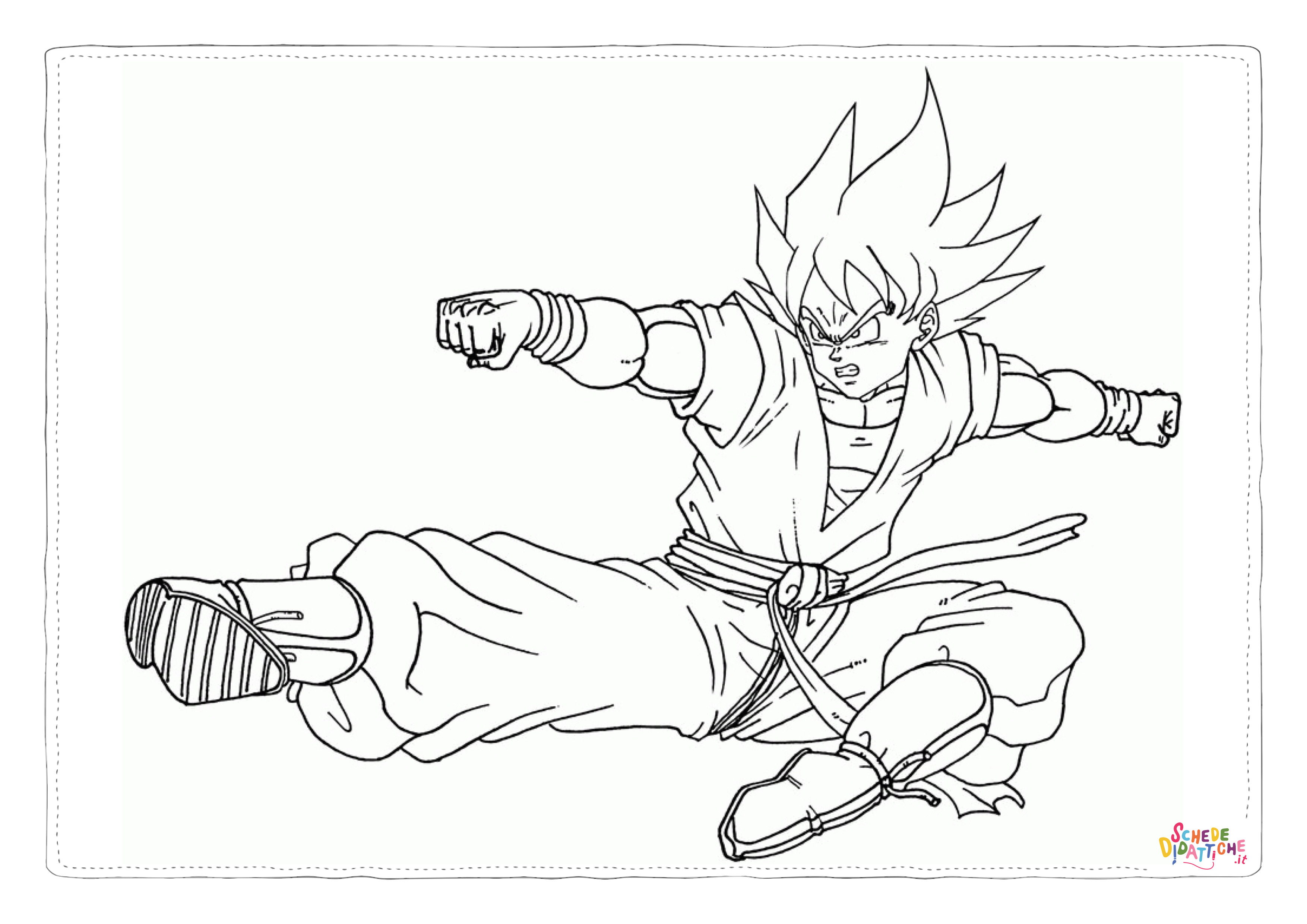 Disegno "Disegno di Dragon Ball da stampare e colorare 26" Disegno di Dragon Ball da stampare e colorare 26