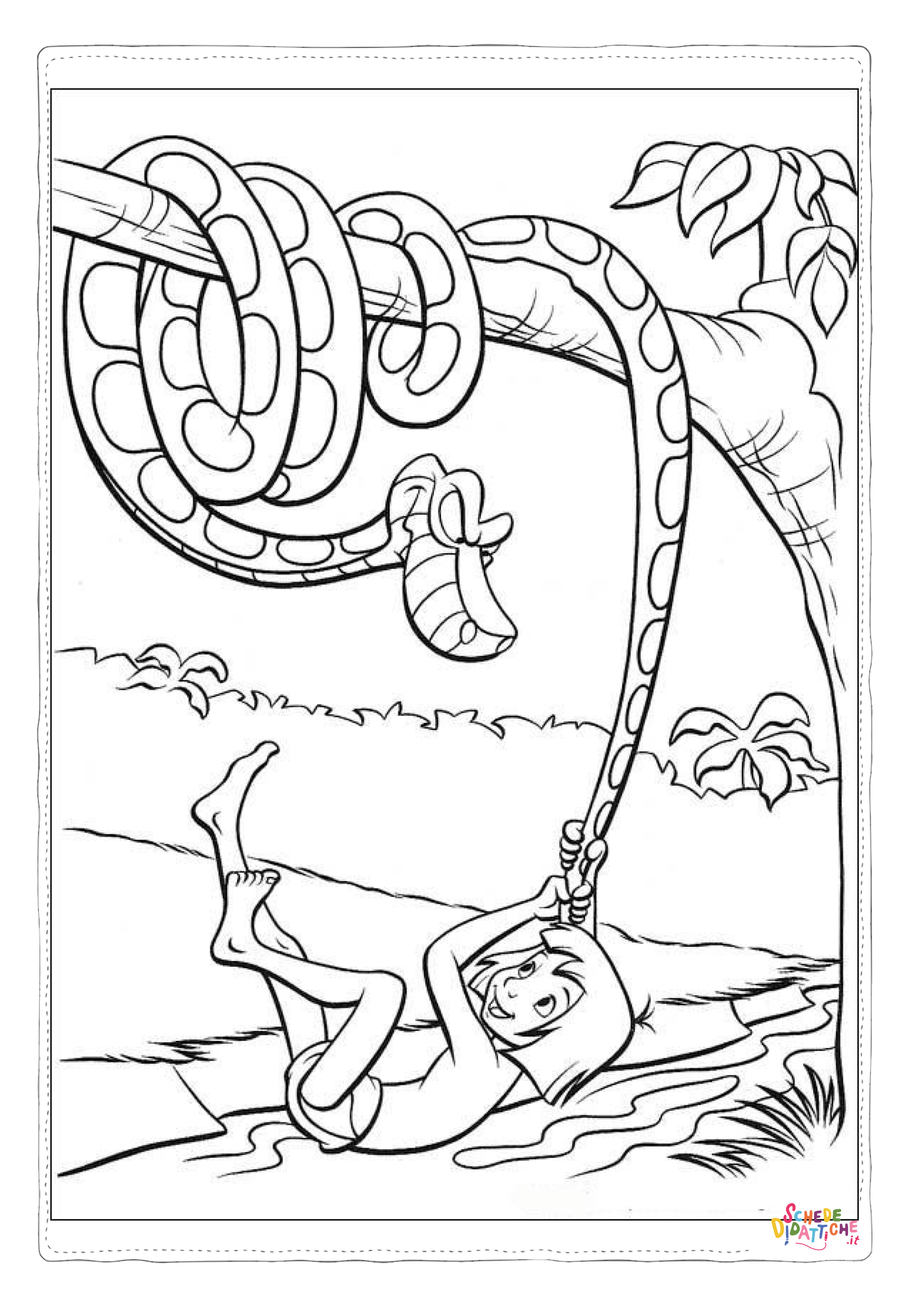 Disegno "Disegno di Il libro della giungla da stampare e colorare 27" Disegno di Il libro della giungla da stampare e colorare 27