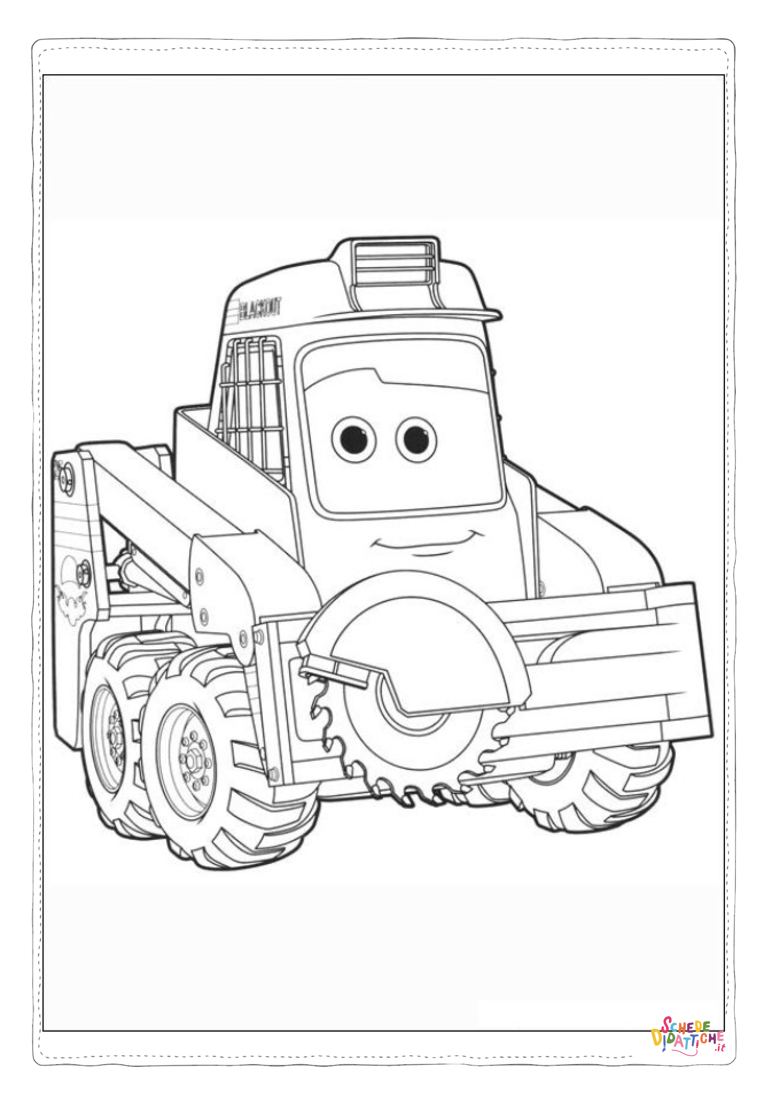 Disegno "Disegno di Cars da stampare e colorare 284" Disegno di Cars da stampare e colorare 284