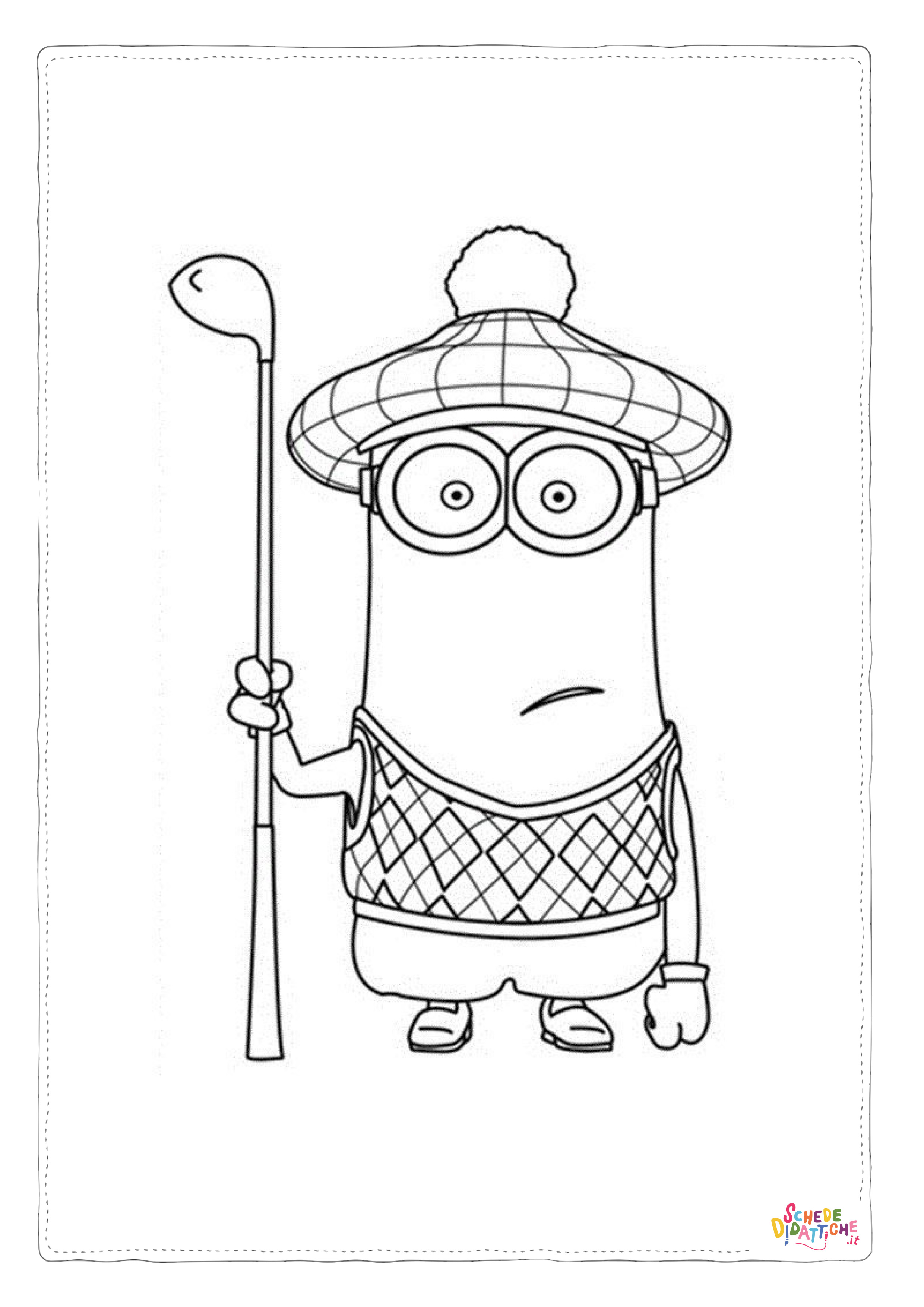 Disegno "Disegno di Cattivissimo me - Minions da stampare e colorare 55" Disegno di Cattivissimo me - Minions da stampare e colorare 55