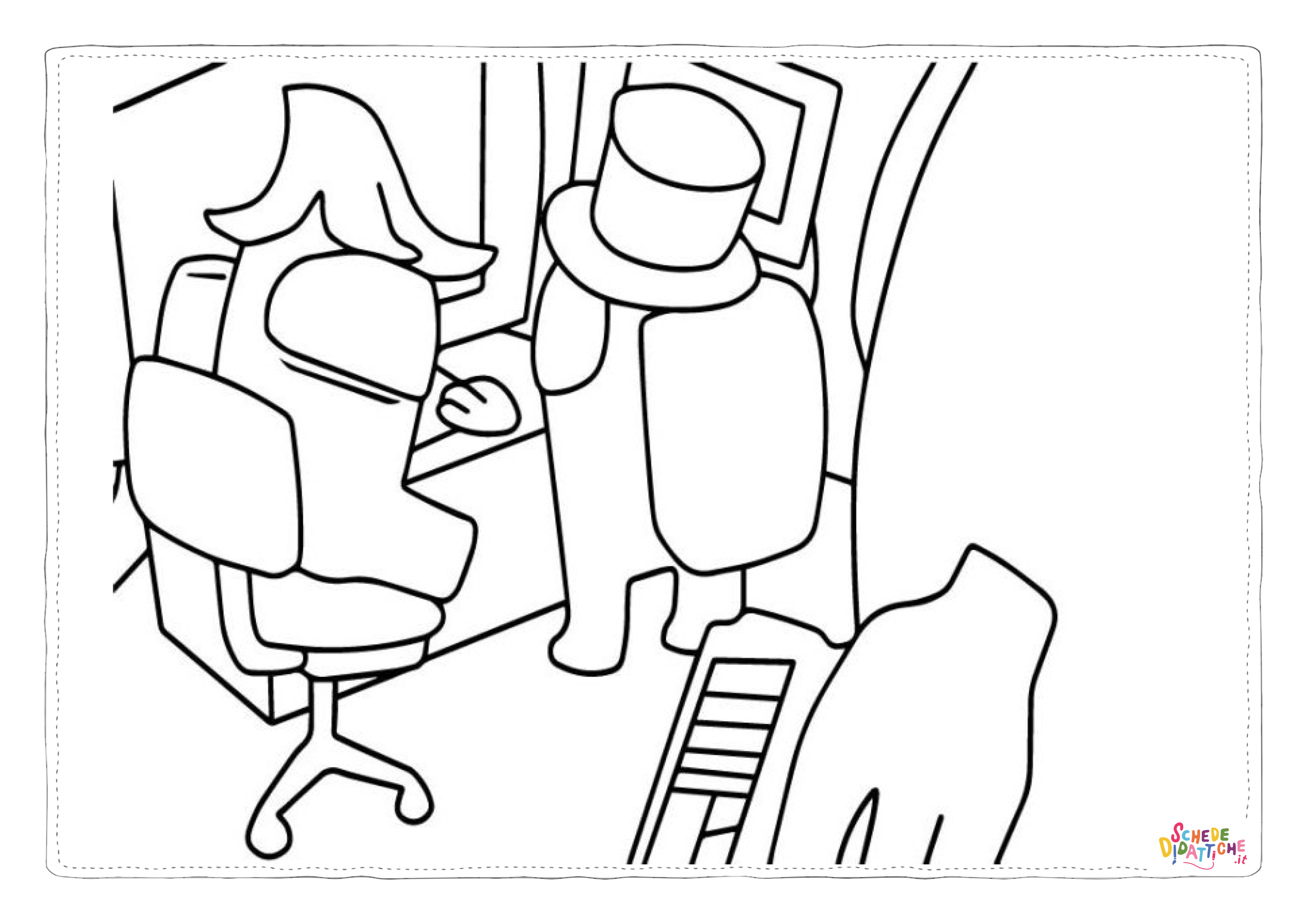 Disegno "Disegno di Among us da stampare e colorare 15" Disegno di Among us da stampare e colorare 15