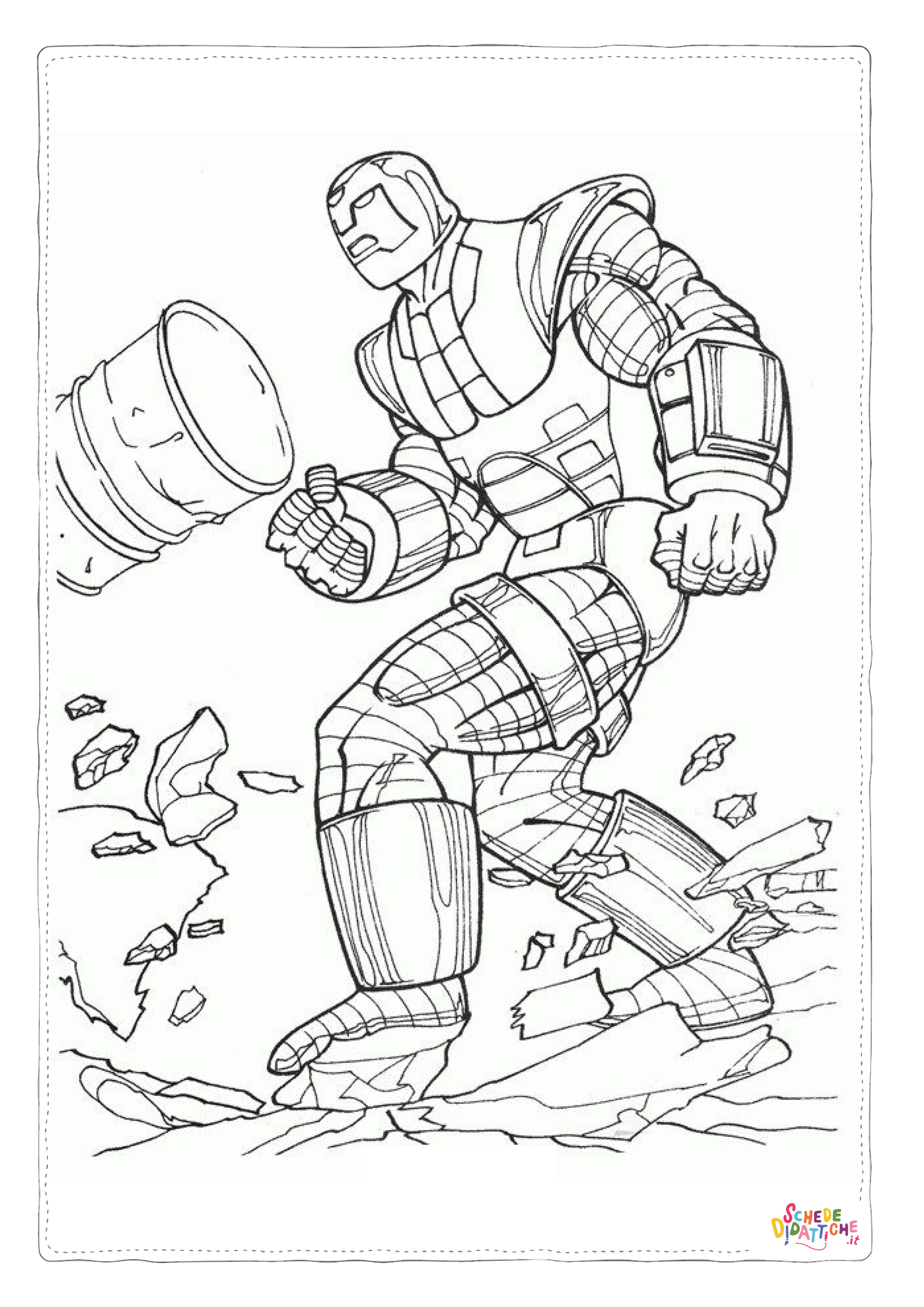Disegno "Disegno di Colosso da stampare e colorare" Disegno di Colosso da stampare e colorare