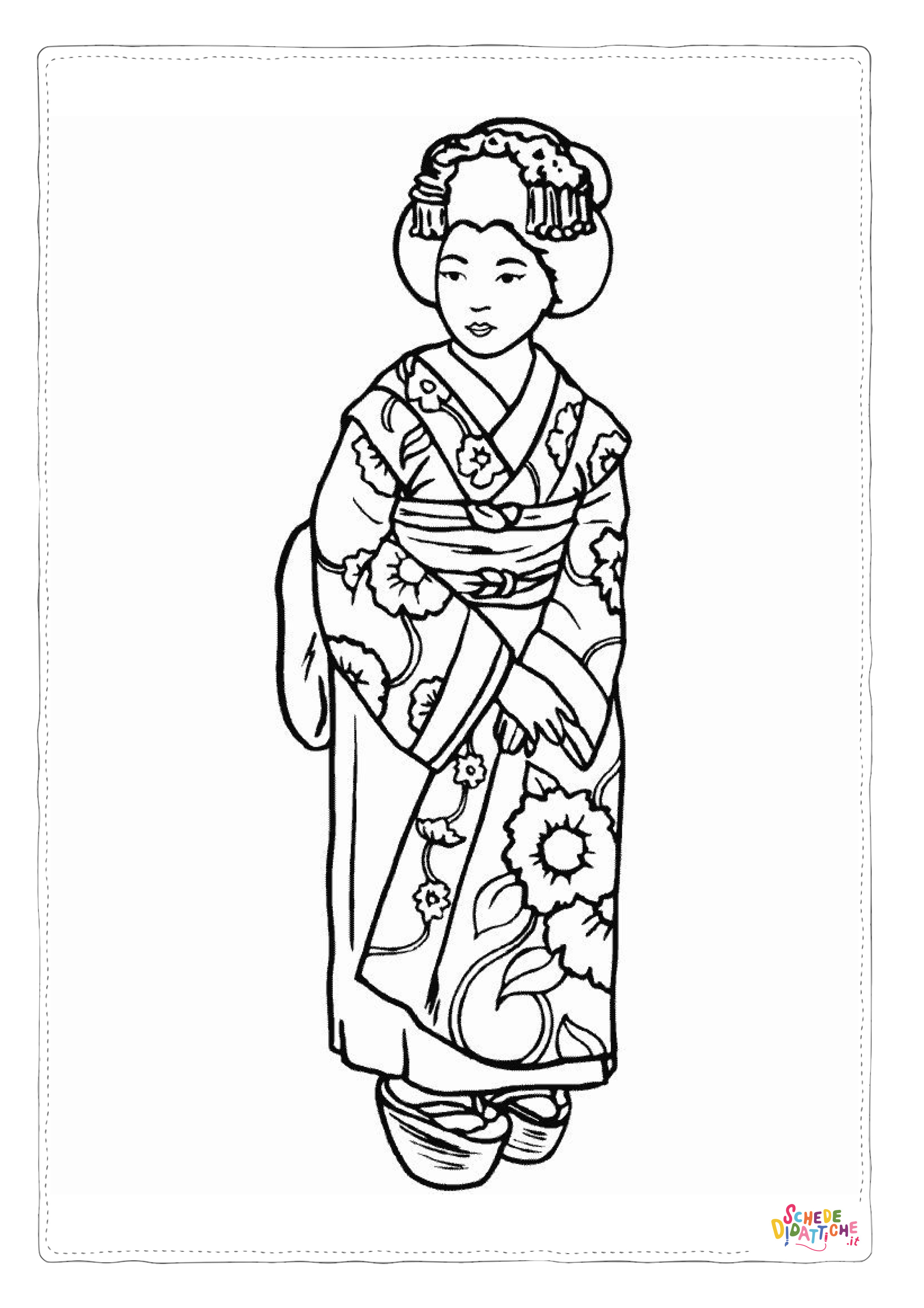 Disegno "Disegno di Impero Cinese da stampare e colorare 1" Disegno di Impero Cinese da stampare e colorare 1