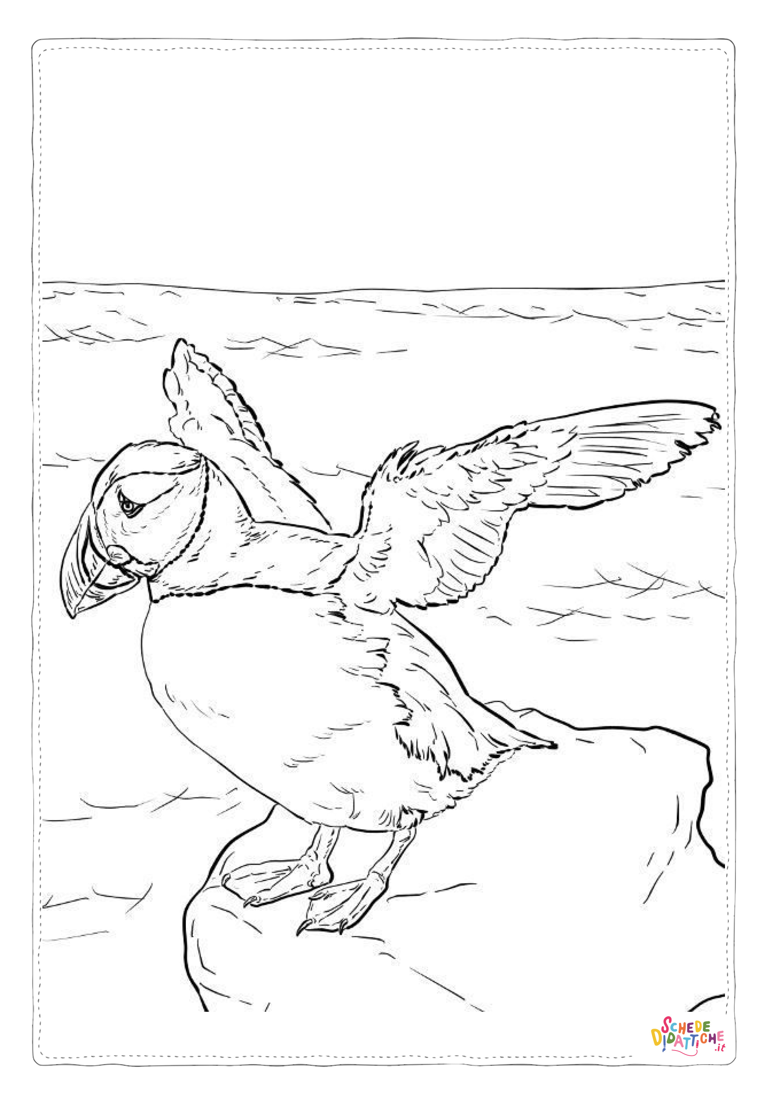Disegno "Disegno di tucano da stampare e colorare 13" Disegno di tucano da stampare e colorare 13