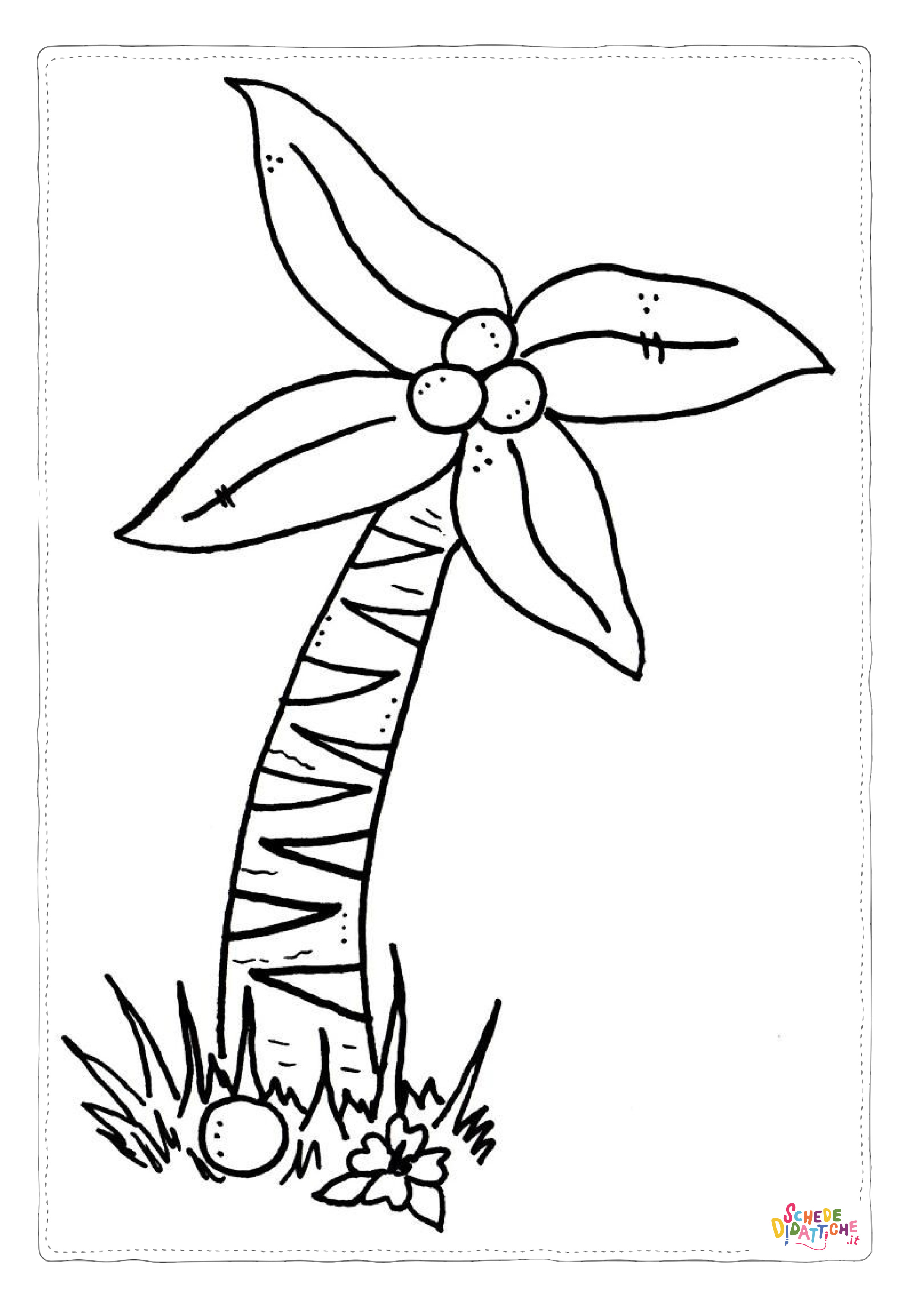Disegno "Disegno di albero da stampare e colorare 29" Disegno di albero da stampare e colorare 29