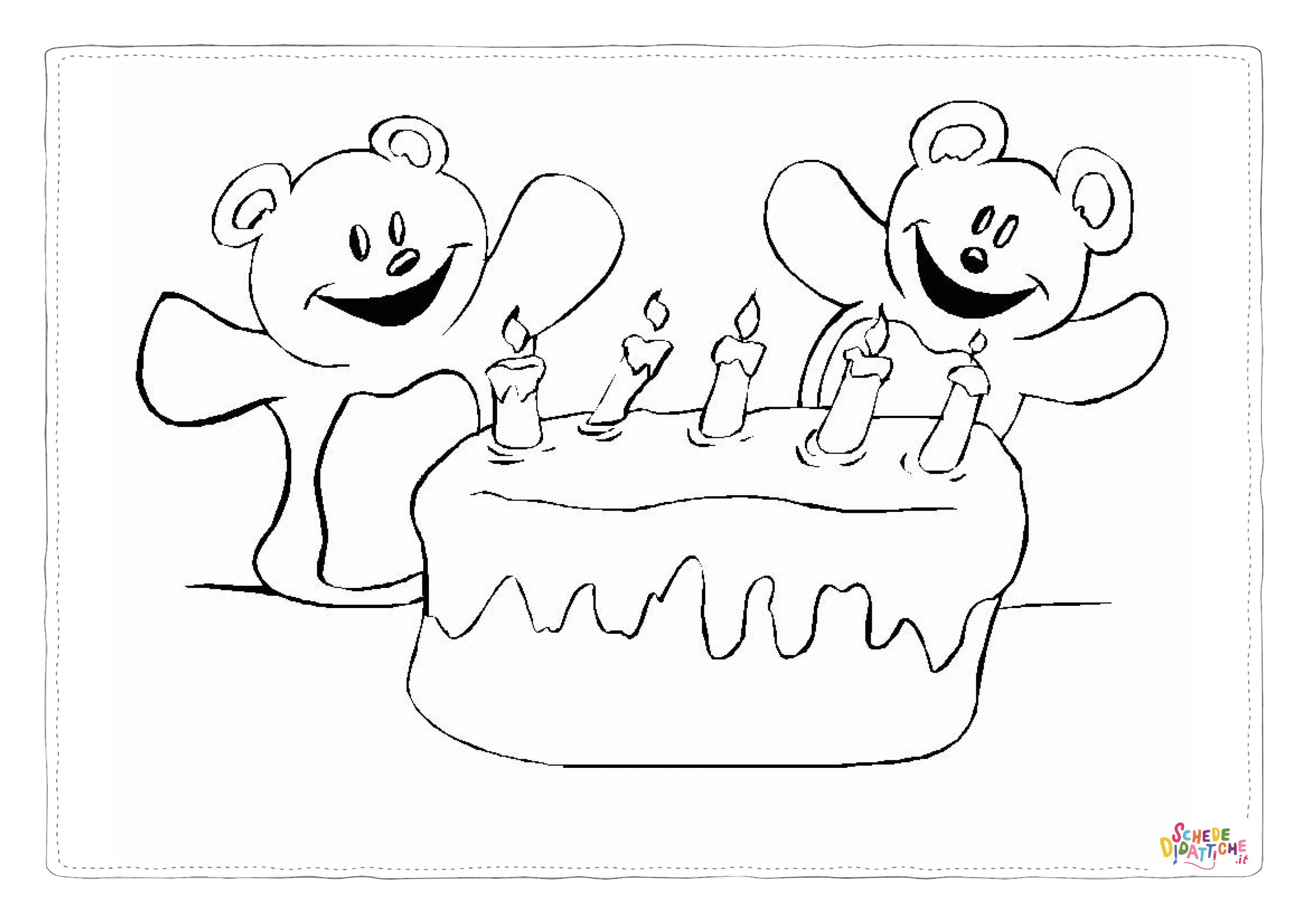 Disegno "Disegno di compleanno da stampare e colorare 27" Disegno di compleanno da stampare e colorare 27