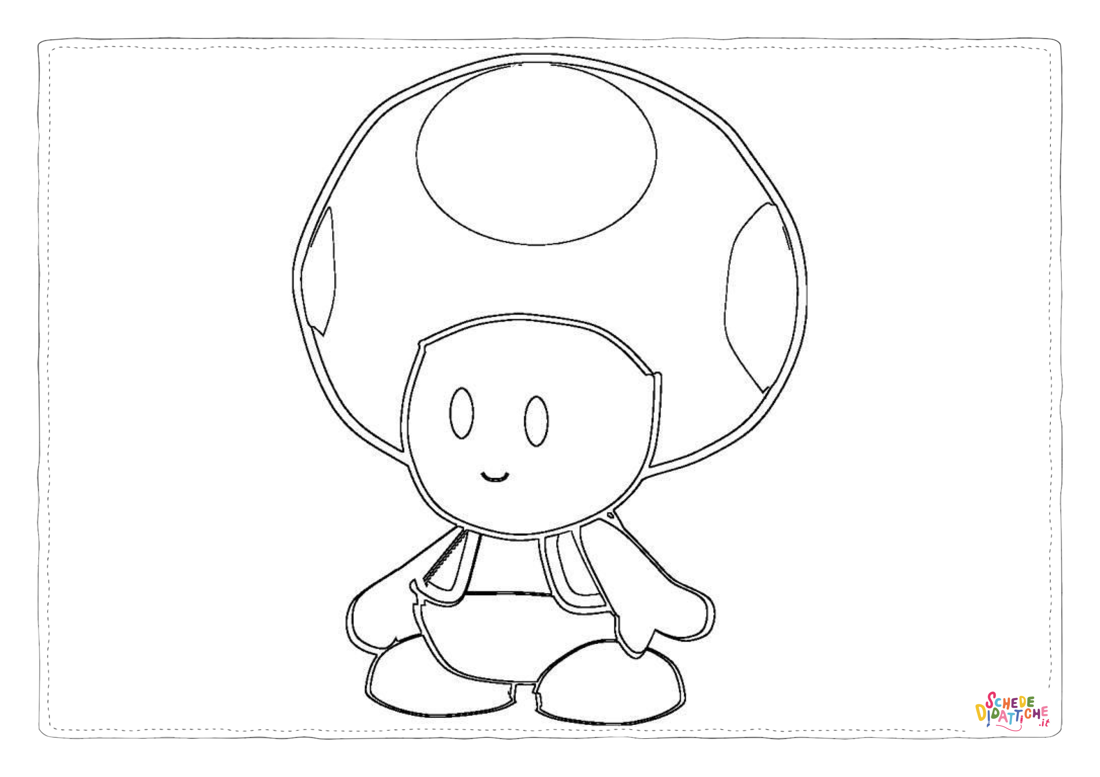 Disegno "Disegno di Super Mario da stampare e colorare 50" Disegno di Super Mario da stampare e colorare 50