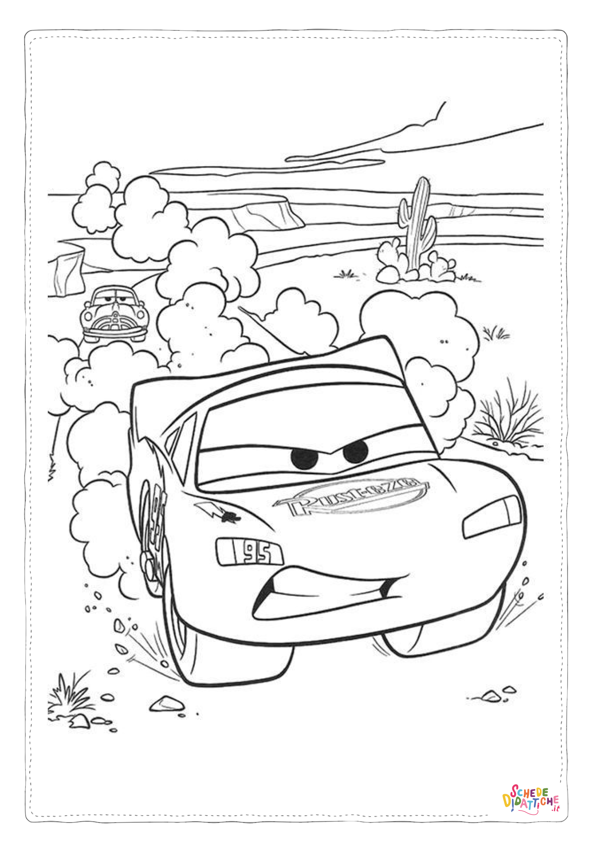 Disegno "Disegno di Cars da stampare e colorare 233" Disegno di Cars da stampare e colorare 233