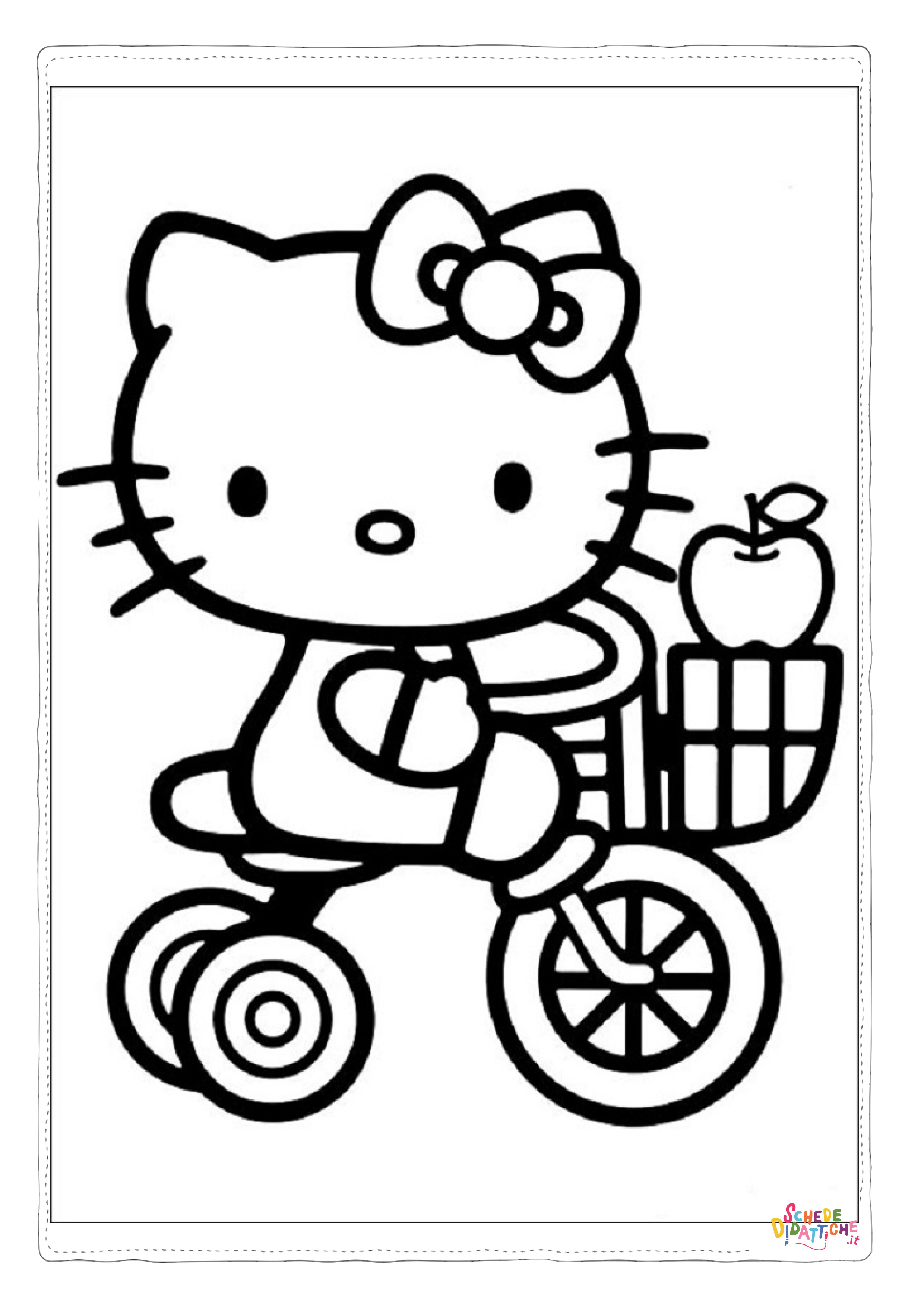 Disegno "Disegno di Hello Kitty da stampare e colorare 79" Disegno di Hello Kitty da stampare e colorare 79