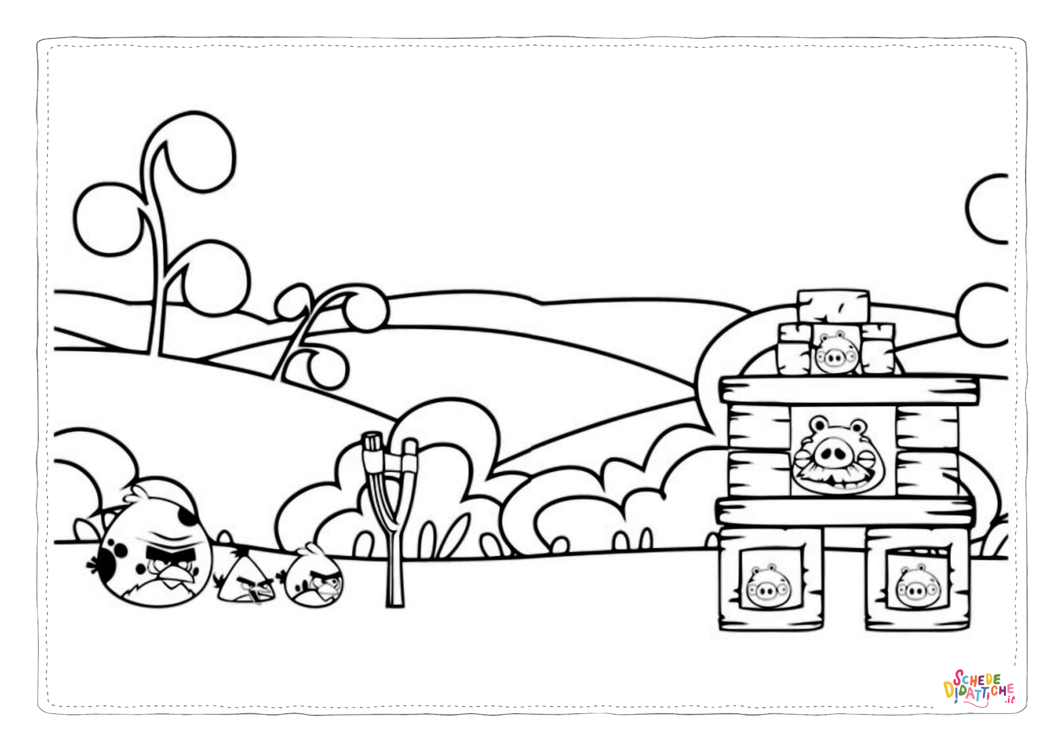 Disegno "Disegno di Angry birds da stampare e colorare 121" Disegno di Angry birds da stampare e colorare 121