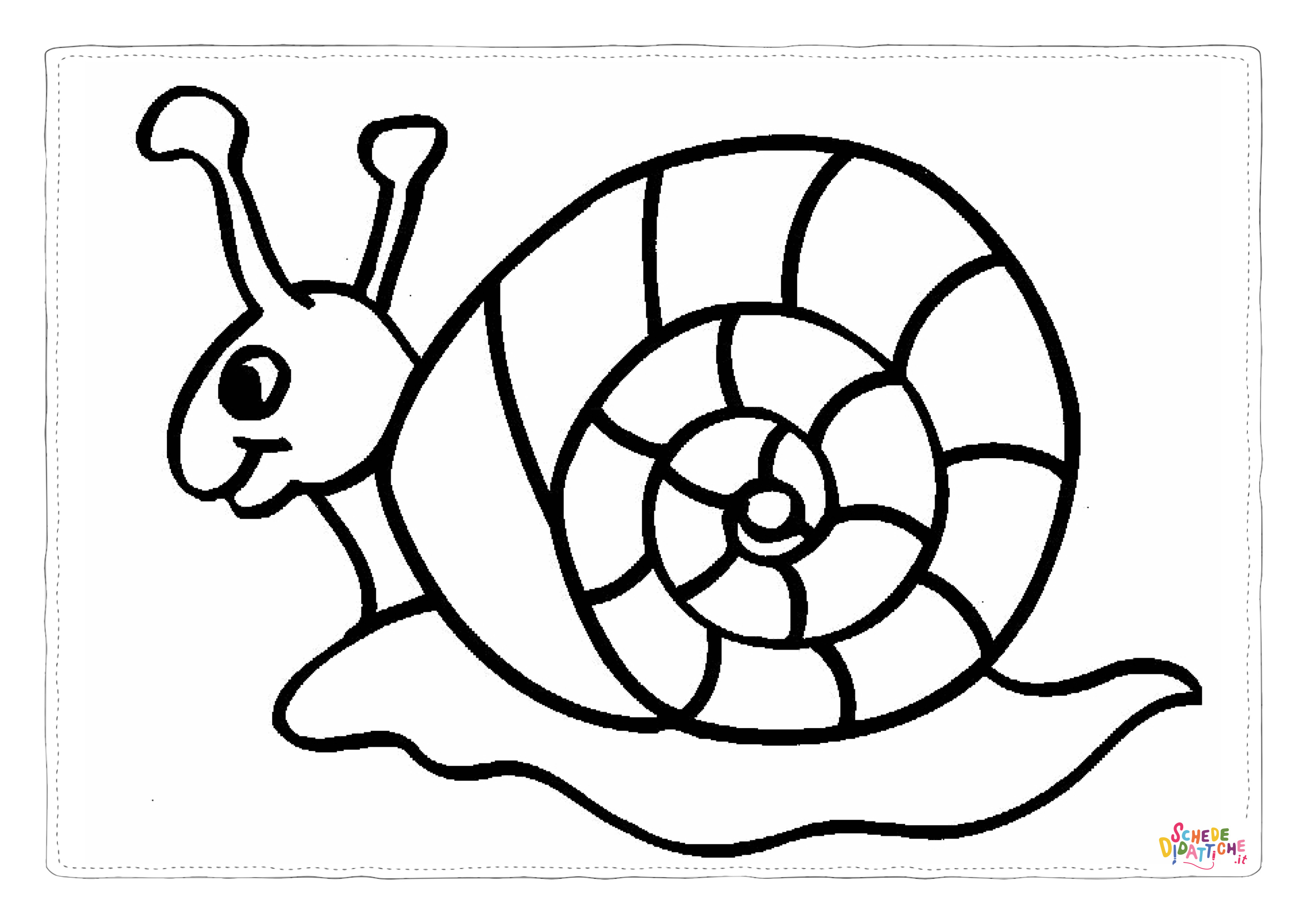 Disegno di lumaca da stampare e colorare 22