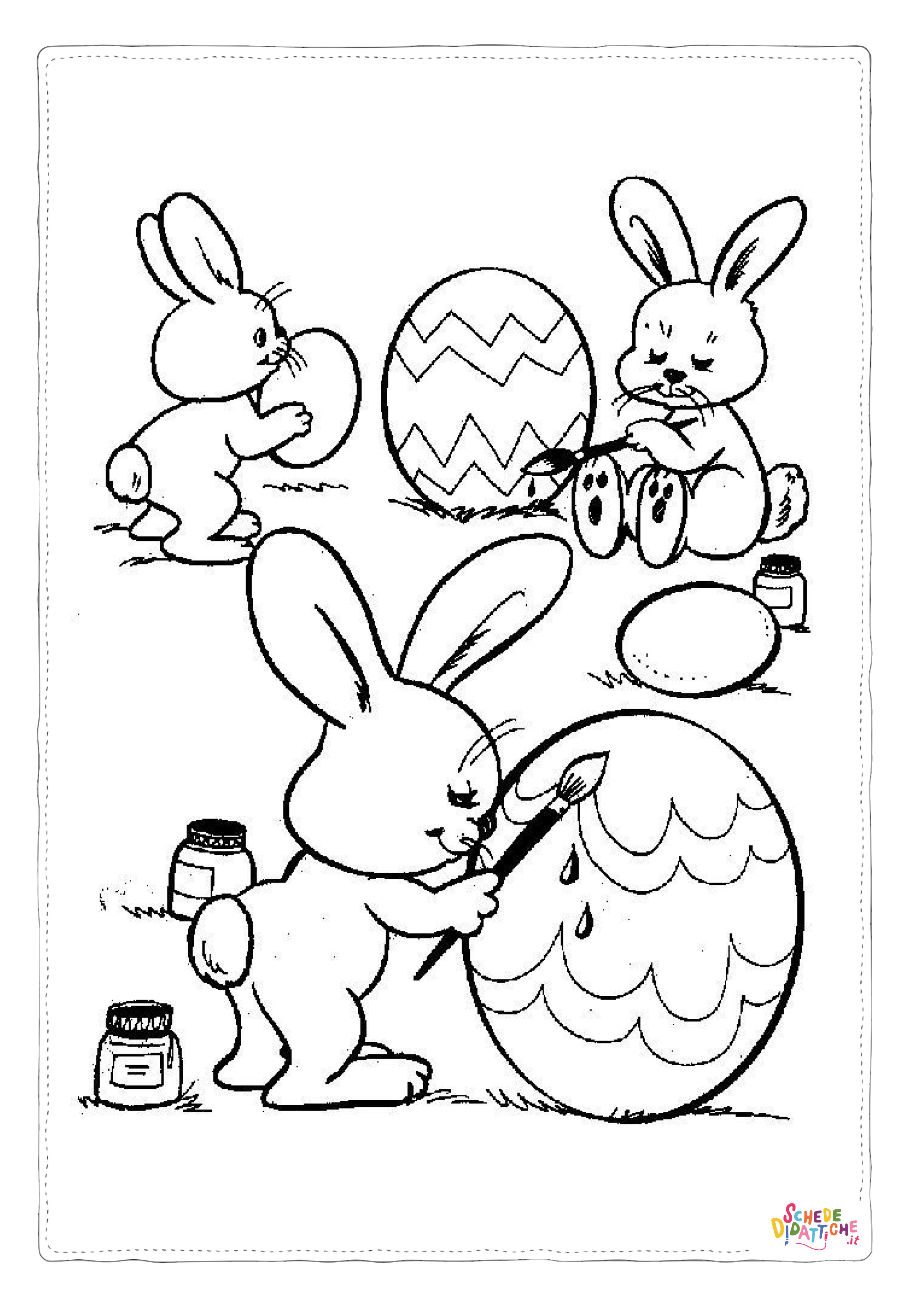 Disegno "Disegno di uovo di Pasqua da stampare e colorare 210" Disegno di uovo di Pasqua da stampare e colorare 210
