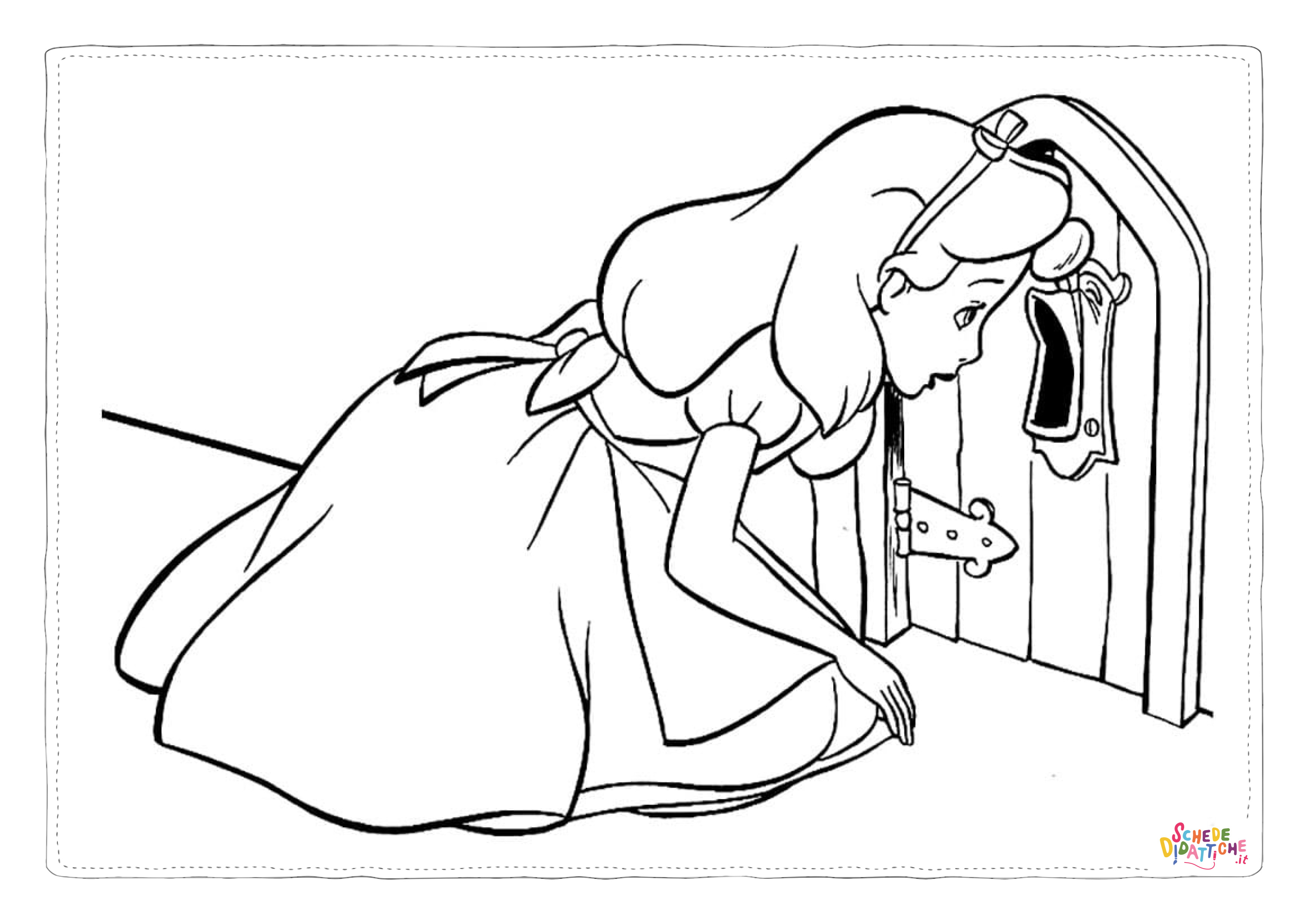 Disegno "Disegno di Alice nel paese delle meraviglie da stampare e colorare 85" Disegno di Alice nel paese delle meraviglie da stampare e colorare 85