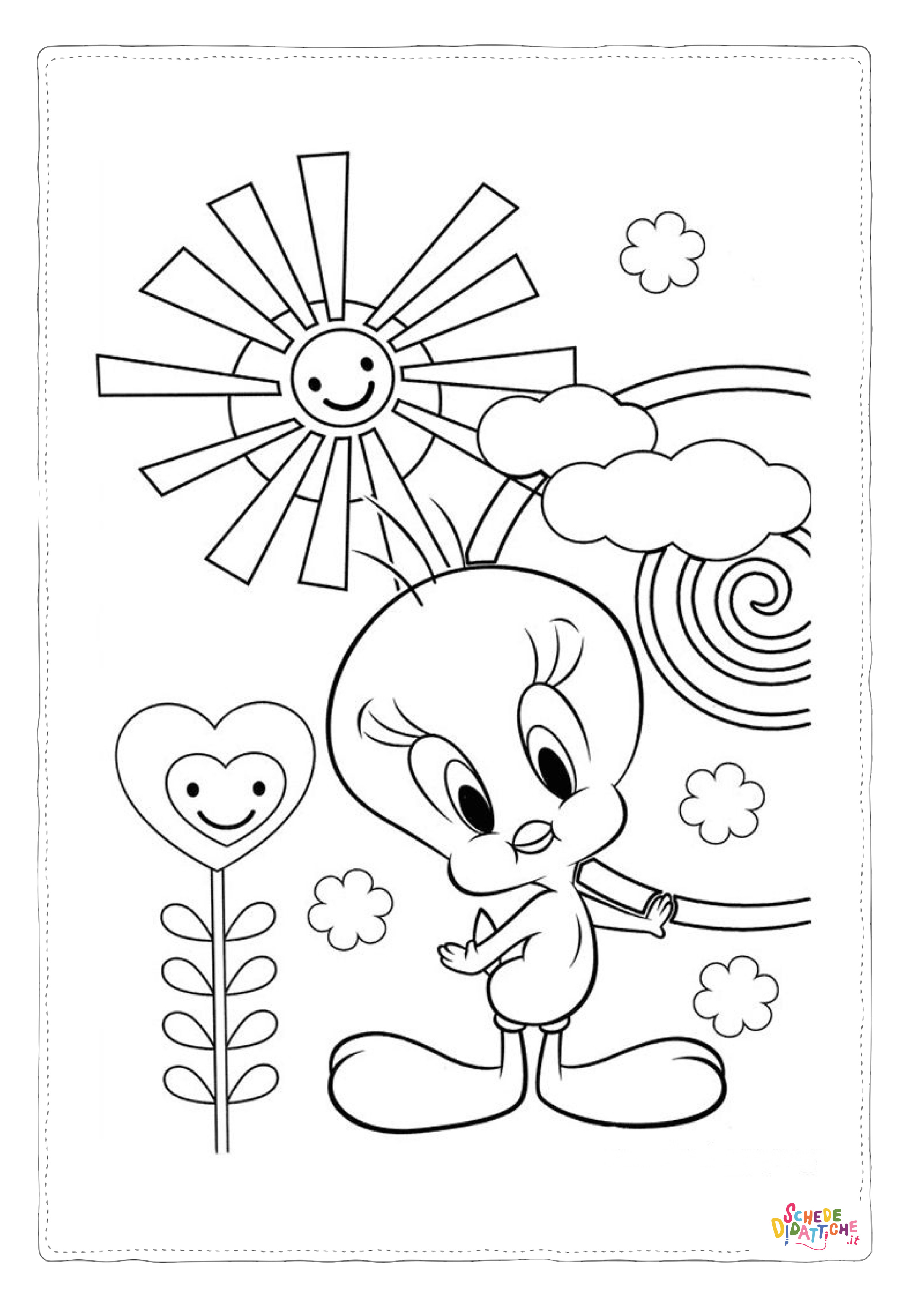 Disegno "Disegno di Titty da stampare e colorare 42" Disegno di Titty da stampare e colorare 42