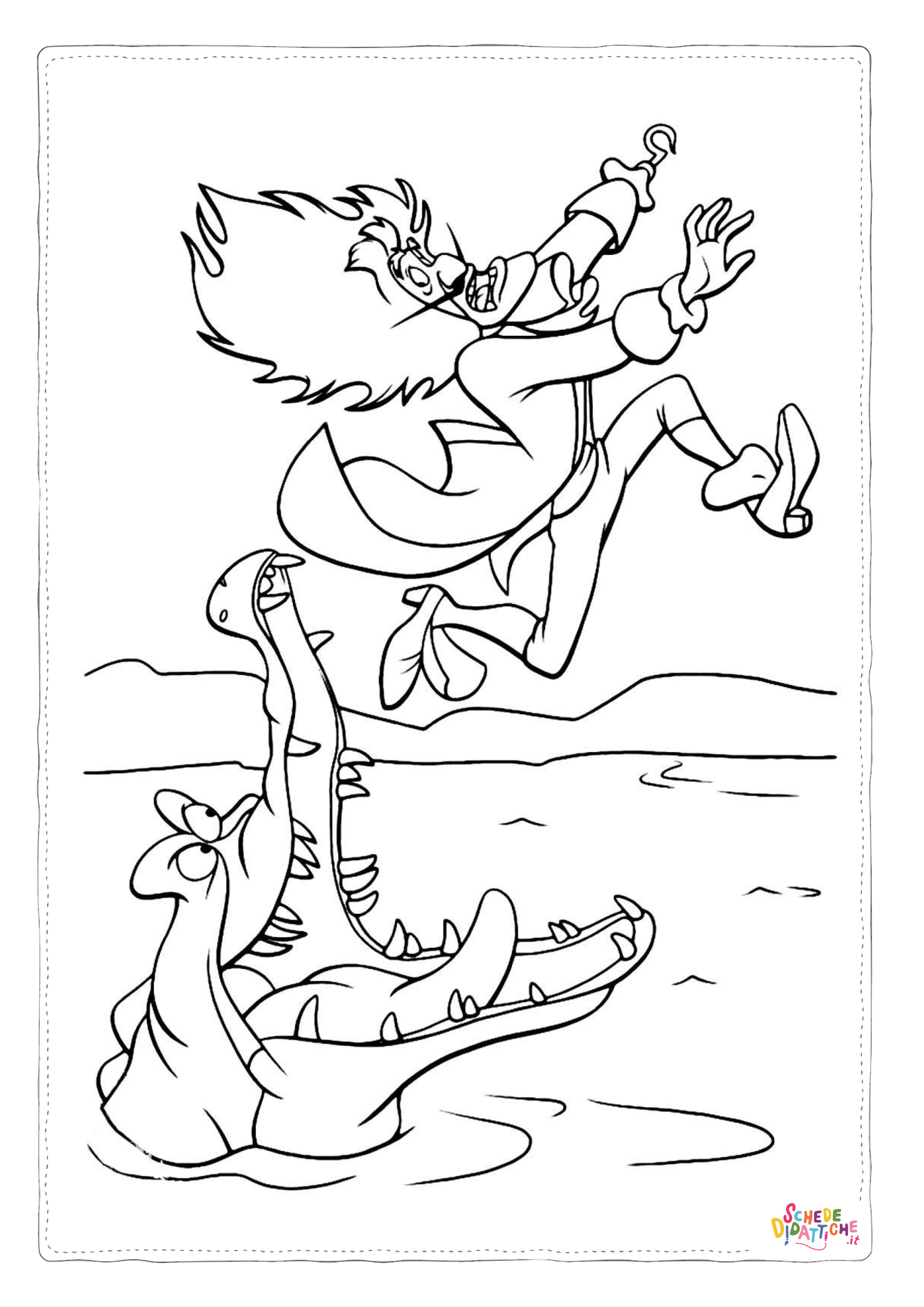 Disegno "Disegno di Peter Pan da stampare e colorare 101" Disegno di Peter Pan da stampare e colorare 101