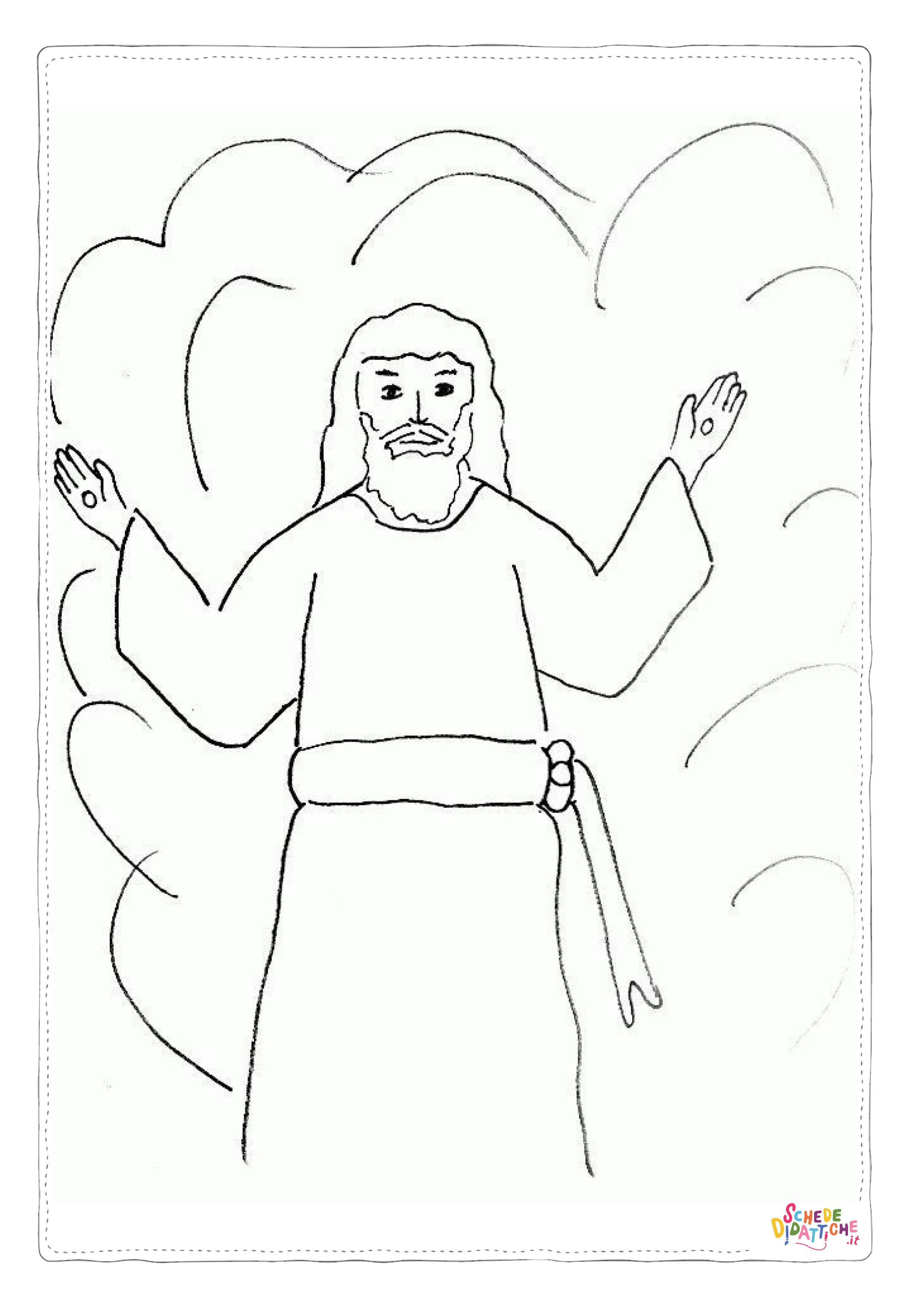 Disegno "Disegno di Cristianesimo da stampare e colorare 181" Disegno di Cristianesimo da stampare e colorare 181