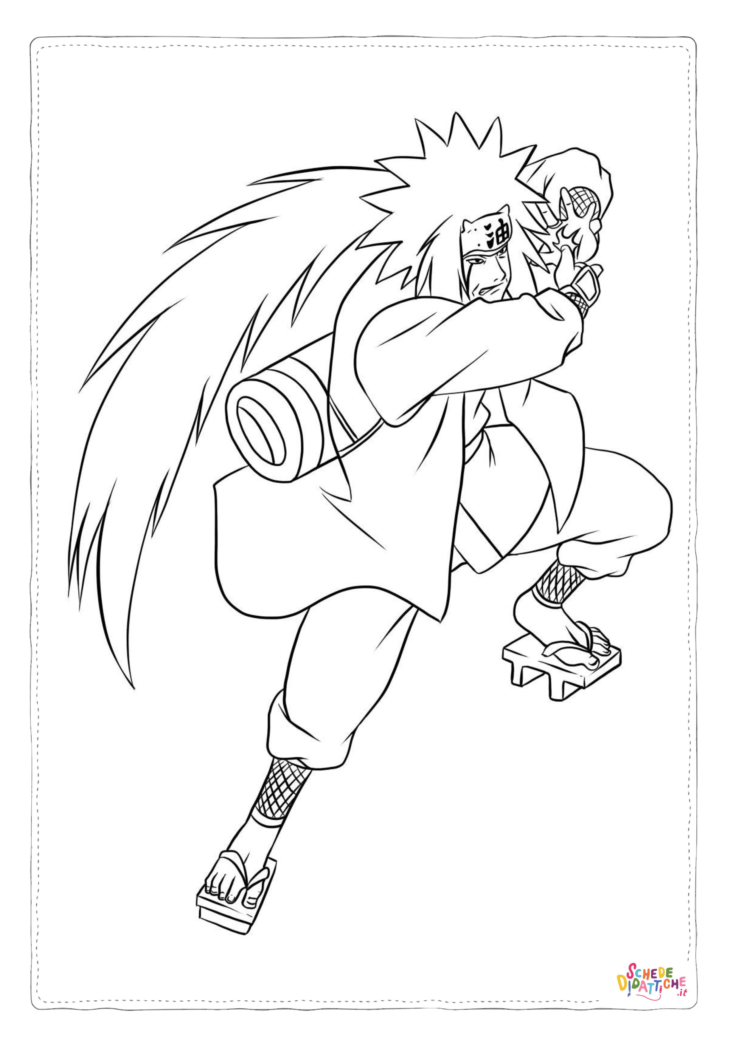 Disegno "Disegno di Naruto da stampare e colorare 10" Disegno di Naruto da stampare e colorare 10