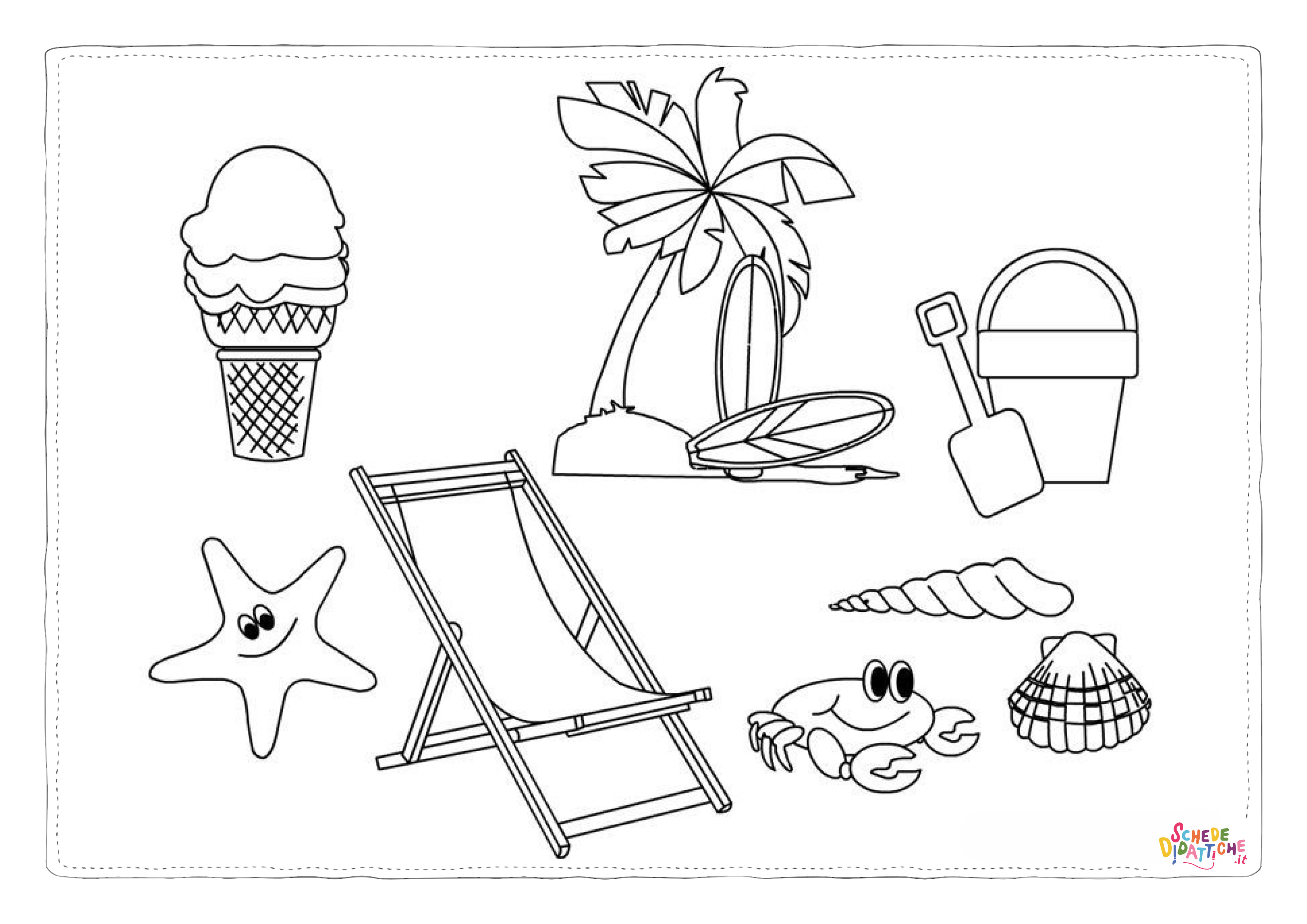 Disegno "Disegni Estate in spiaggia 38" Disegni Estate in spiaggia 38