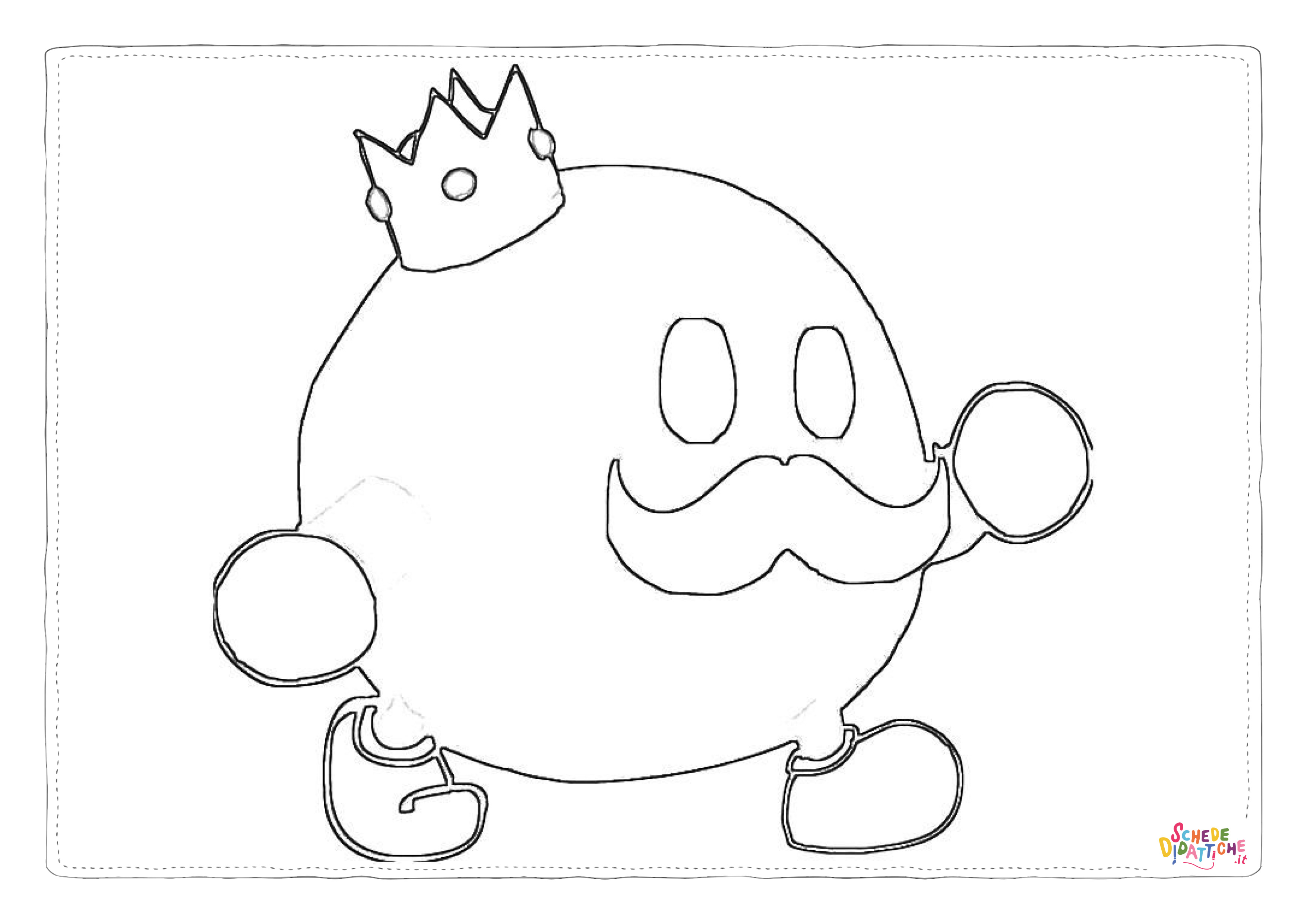 Disegno "Disegno di Meta Knight da stampare e colorare 6" Disegno di Meta Knight da stampare e colorare 6