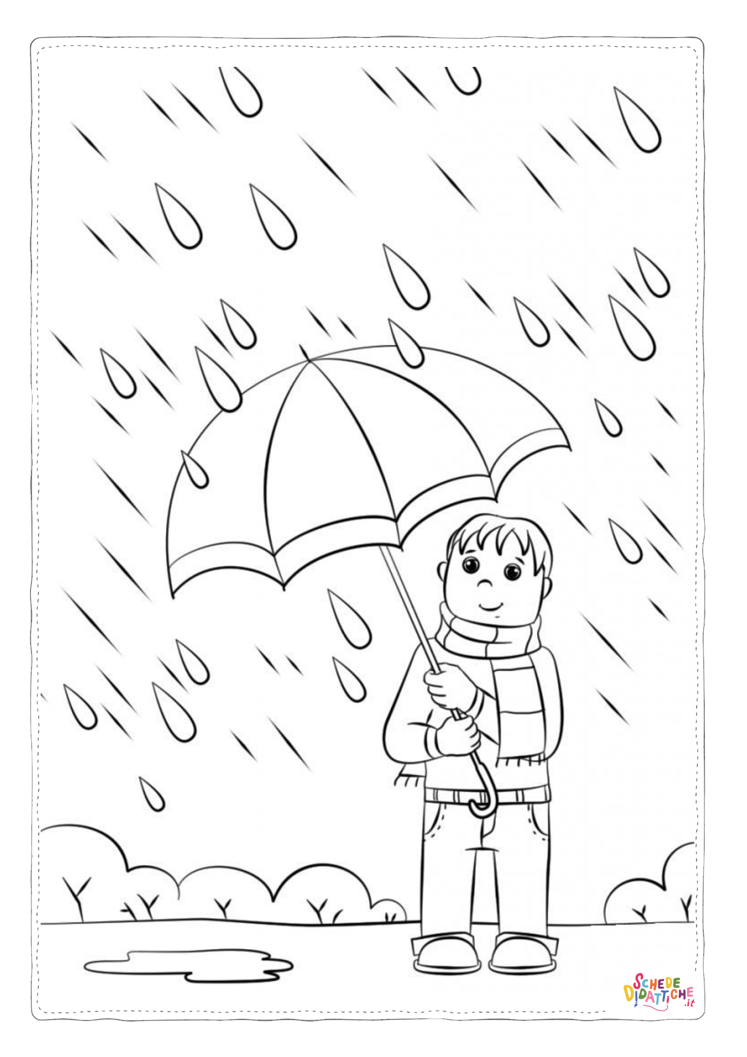 Disegno "Disegno di bambino da stampare e colorare 140" Disegno di bambino da stampare e colorare 140
