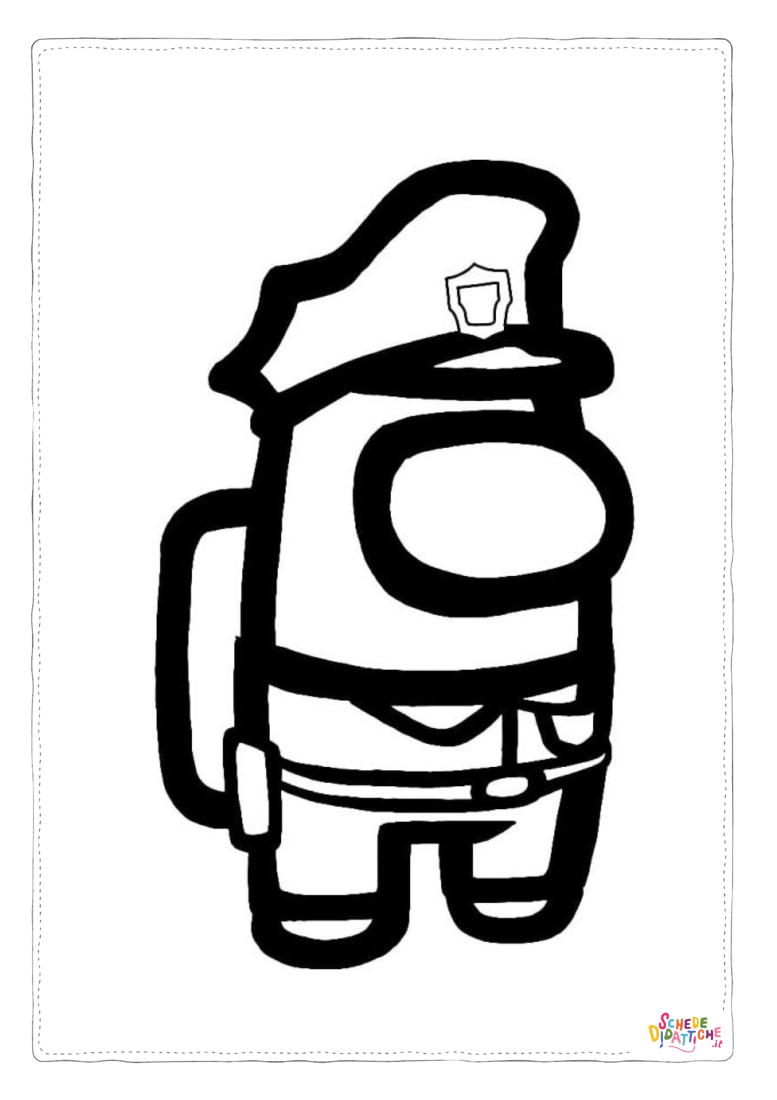 Disegno di Among us da stampare e colorare 20