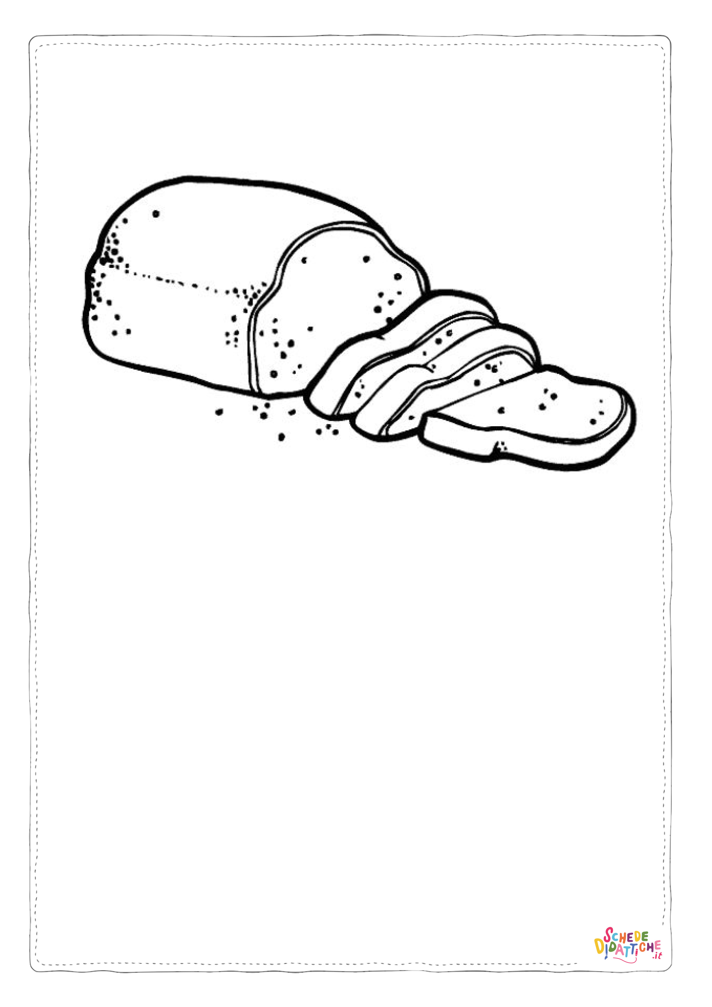 Disegno di colazione da stampare e colorare