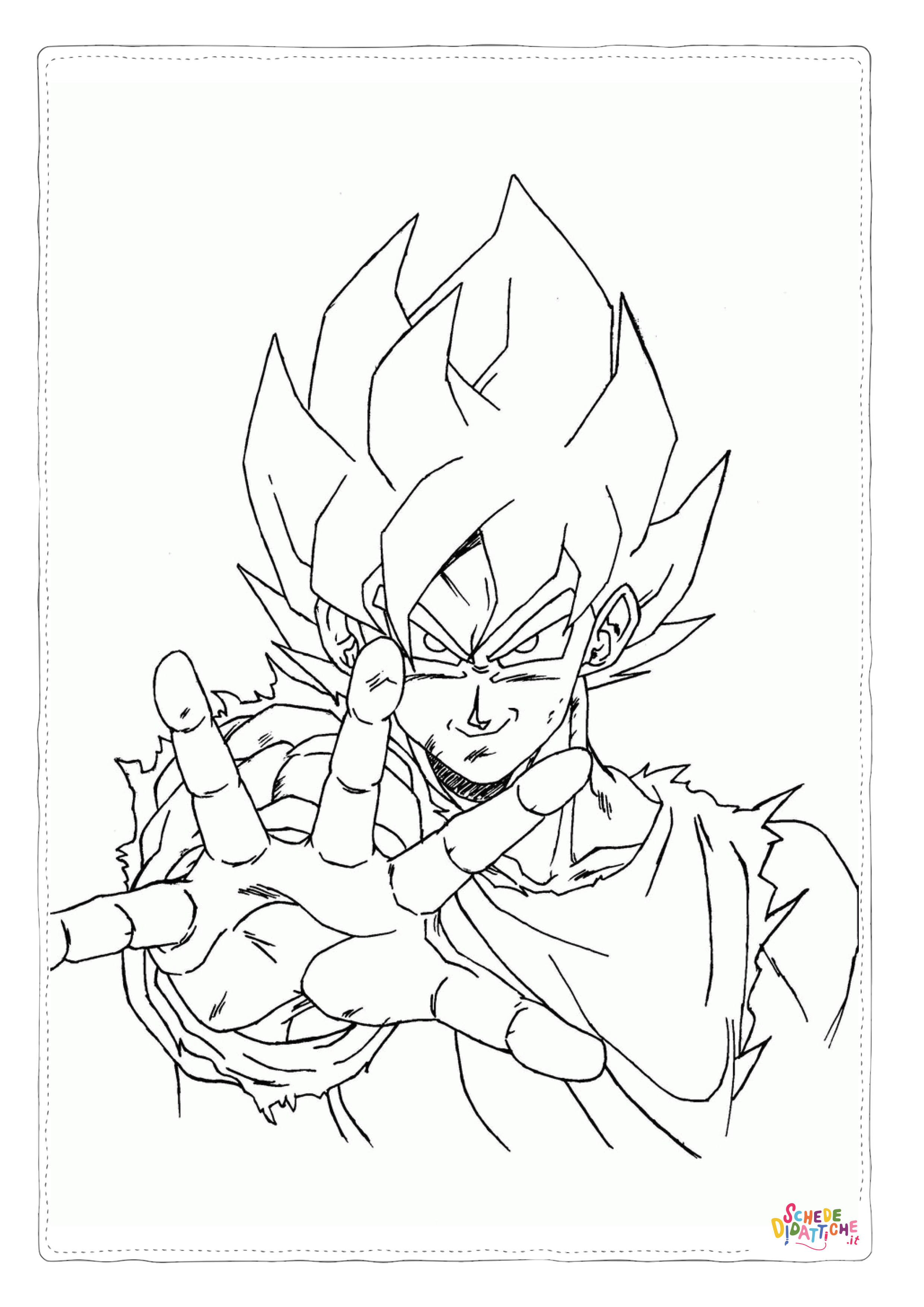 Disegno "Disegno di Dragon Ball da stampare e colorare 161" Disegno di Dragon Ball da stampare e colorare 161