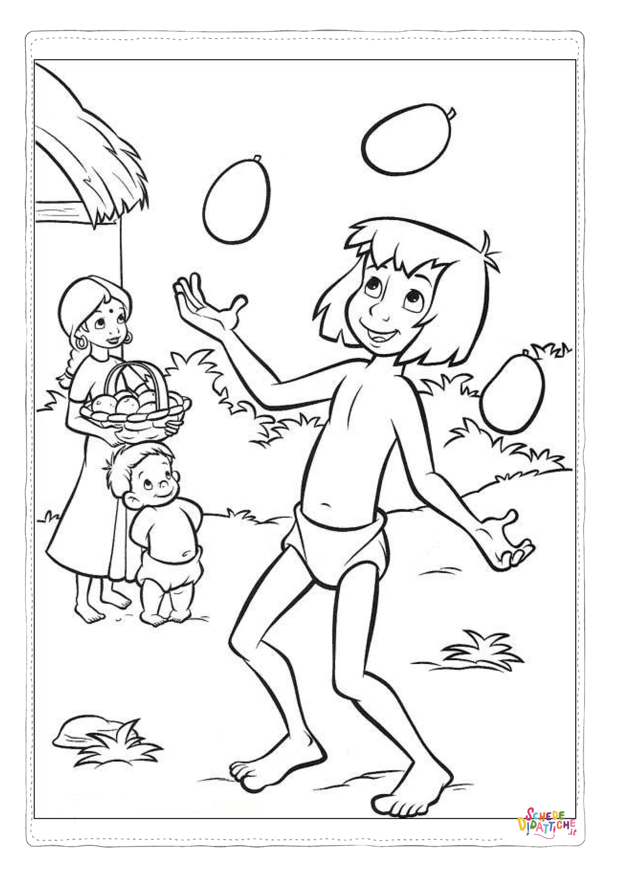 Disegno "Disegno di Il libro della giungla da stampare e colorare 54" Disegno di Il libro della giungla da stampare e colorare 54