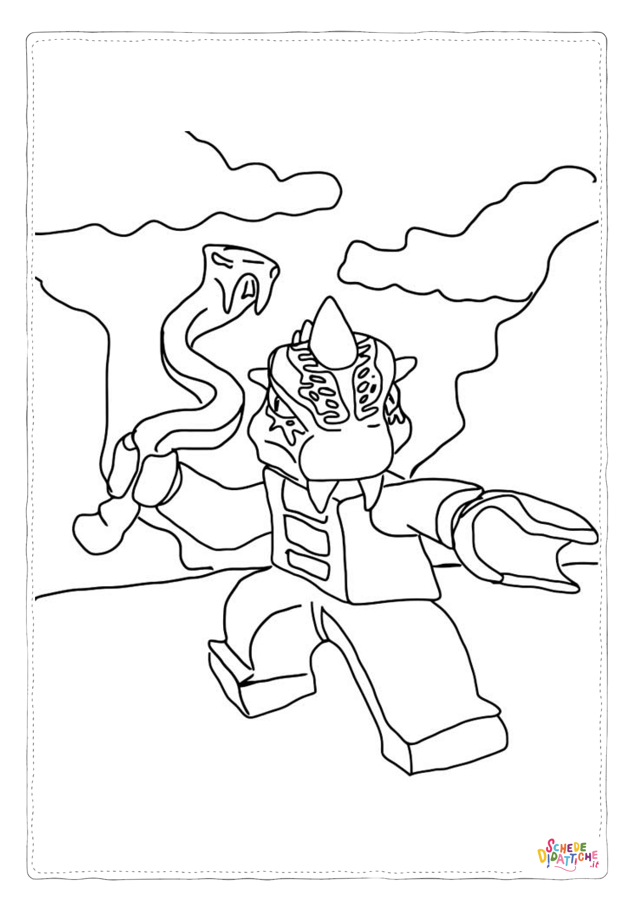 Disegno di Ninja Go da stampare e colorare 2