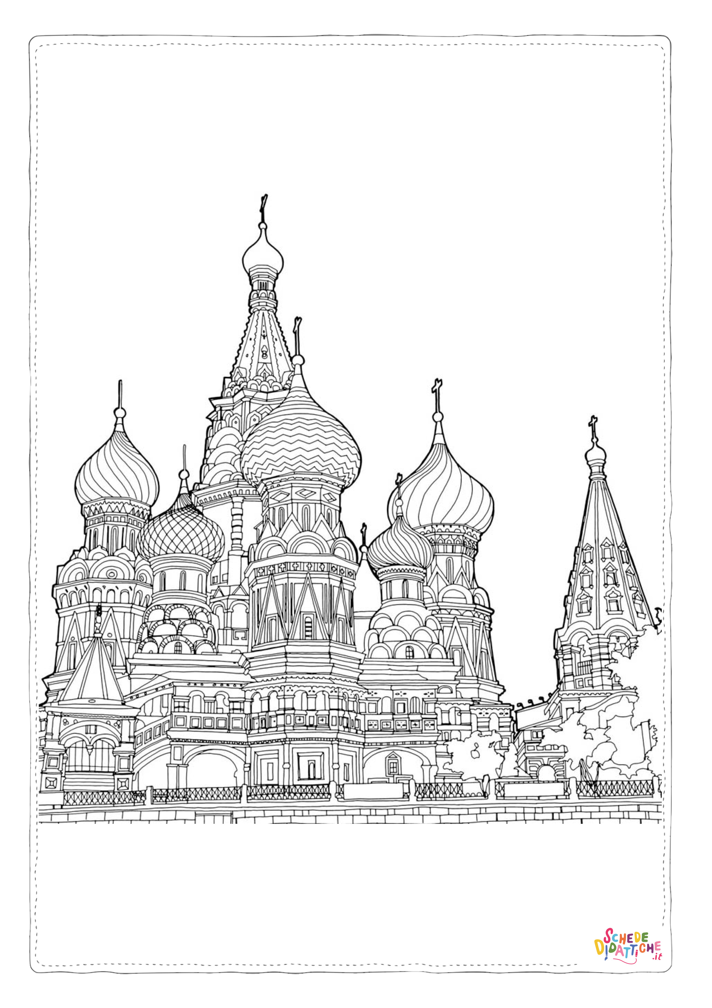 Disegno "Disegno di monumento famoso da stampare e colorare 32" Disegno di monumento famoso da stampare e colorare 32