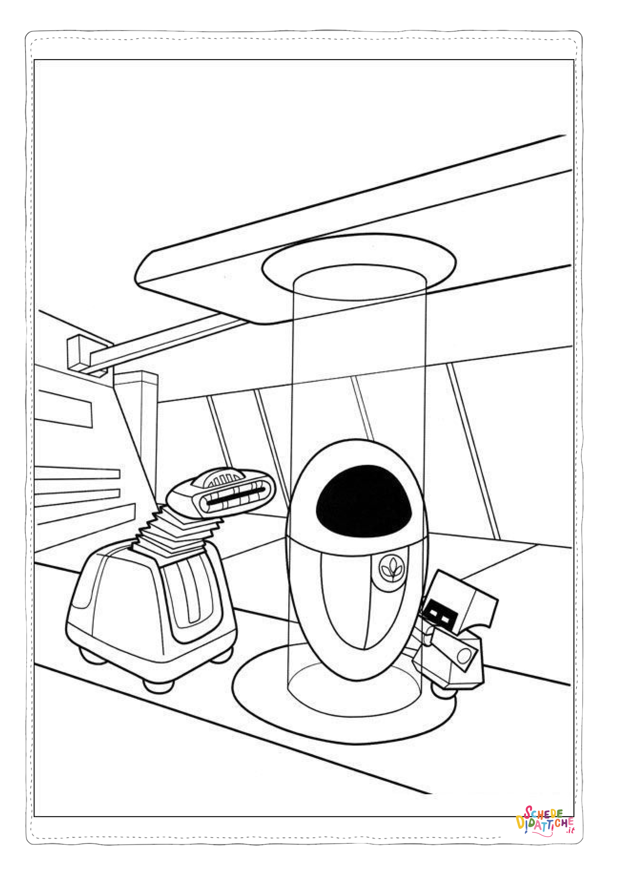 Disegno "Disegno di Wall-E da stampare e colorare 44" Disegno di Wall-E da stampare e colorare 44