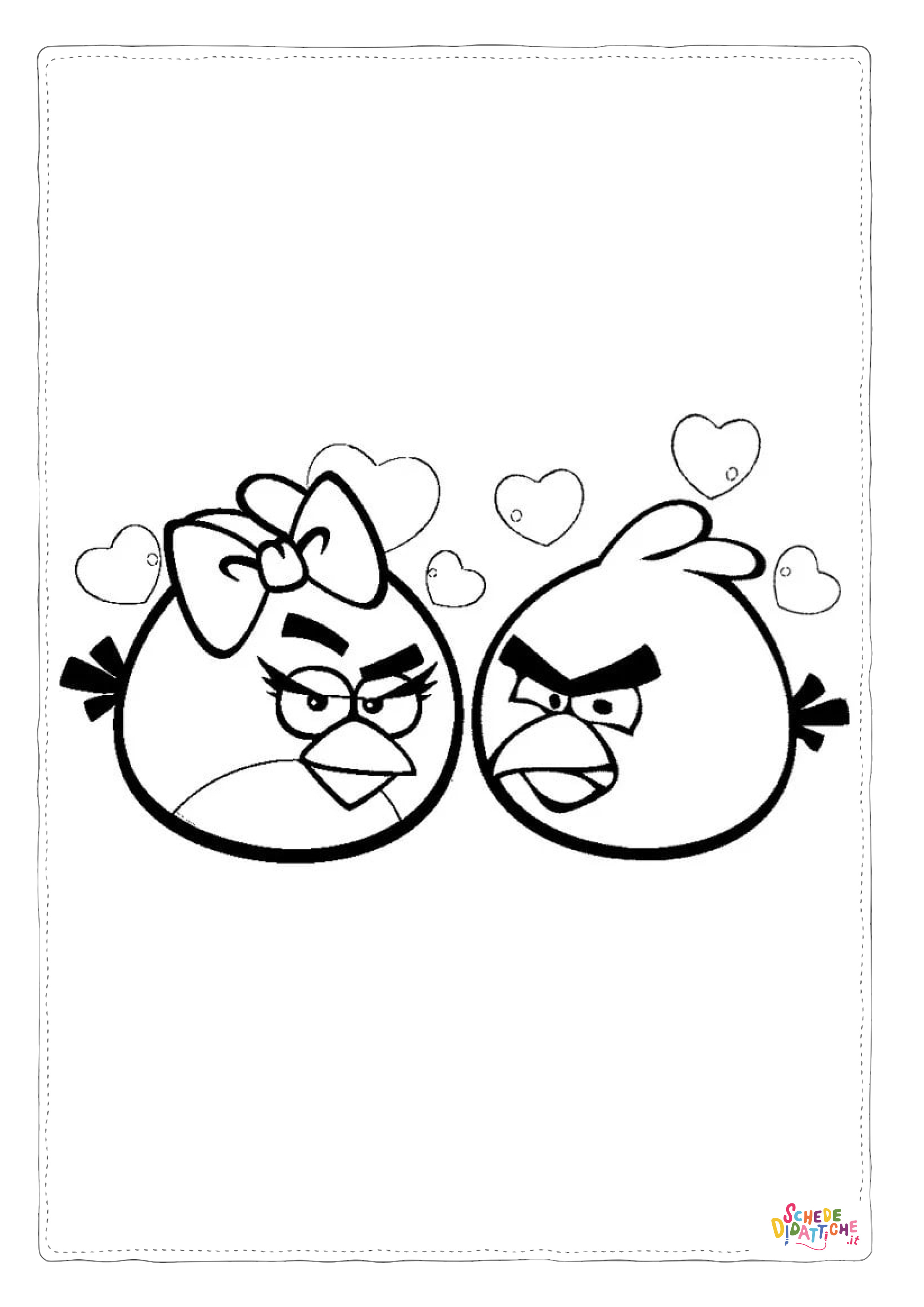 Disegno "Disegno di Angry birds da stampare e colorare 108" Disegno di Angry birds da stampare e colorare 108